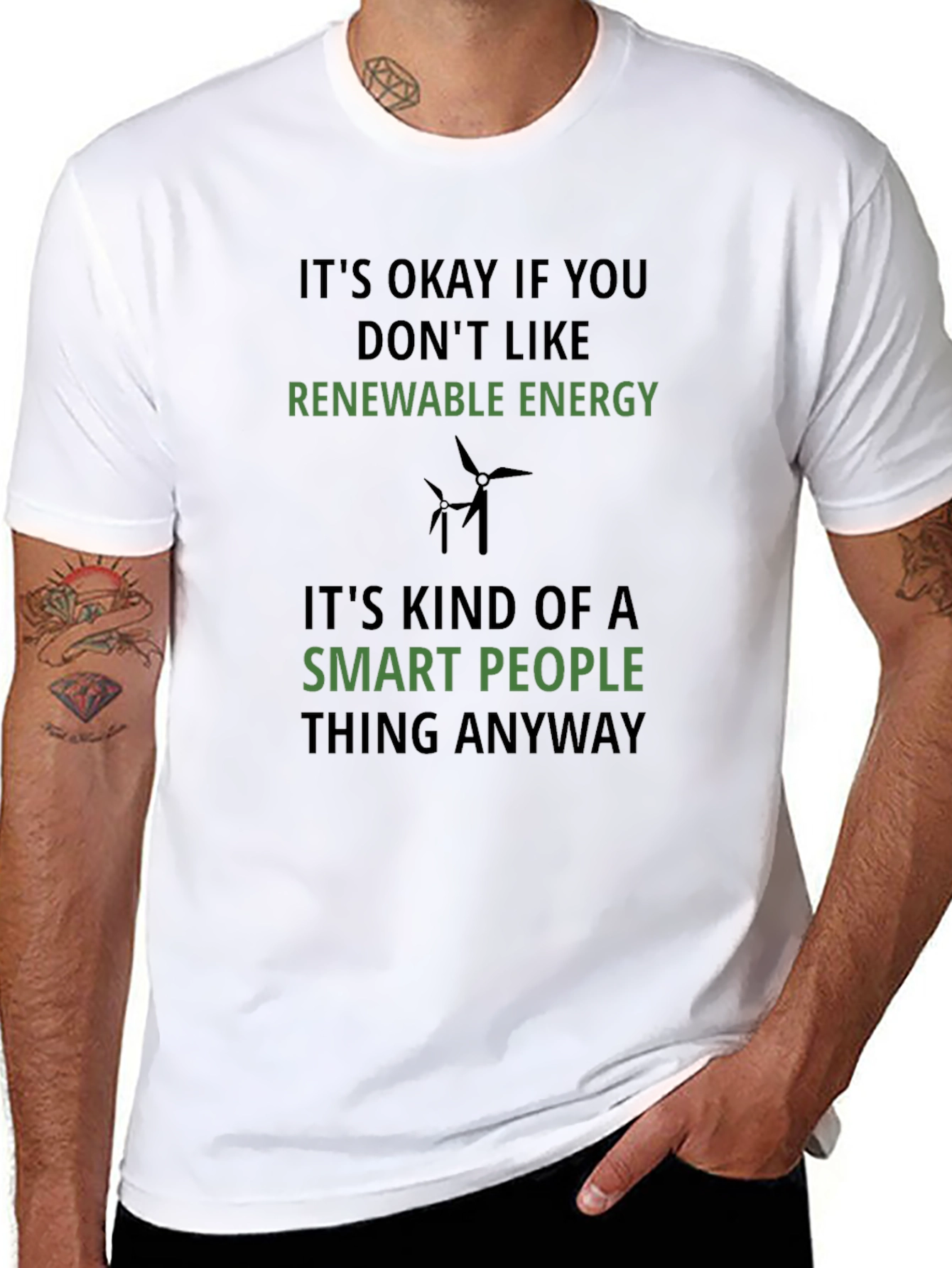 Renewable Energy Smart People T-Shirt