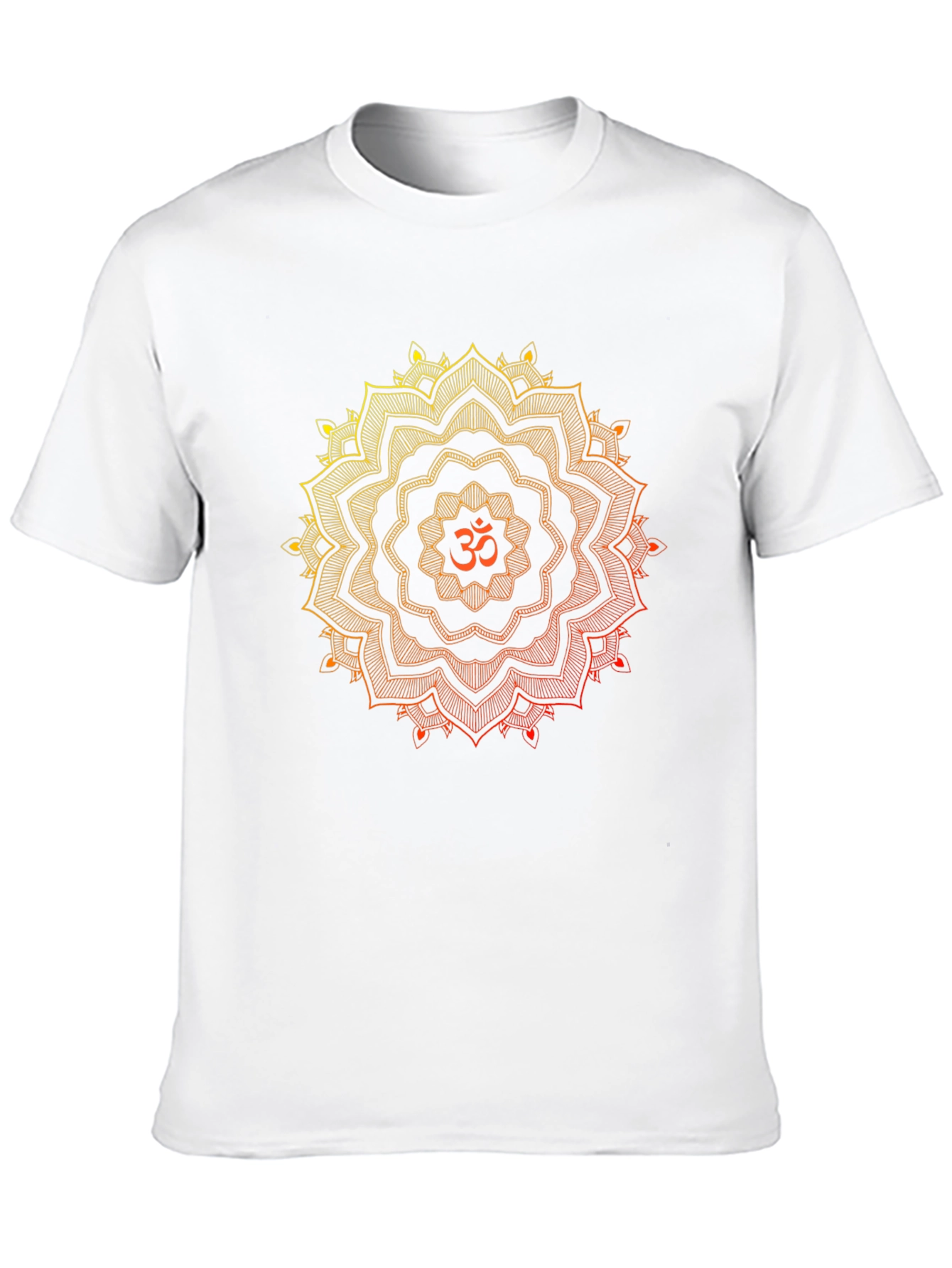 Om Mandala Graphic Black T-Shirt