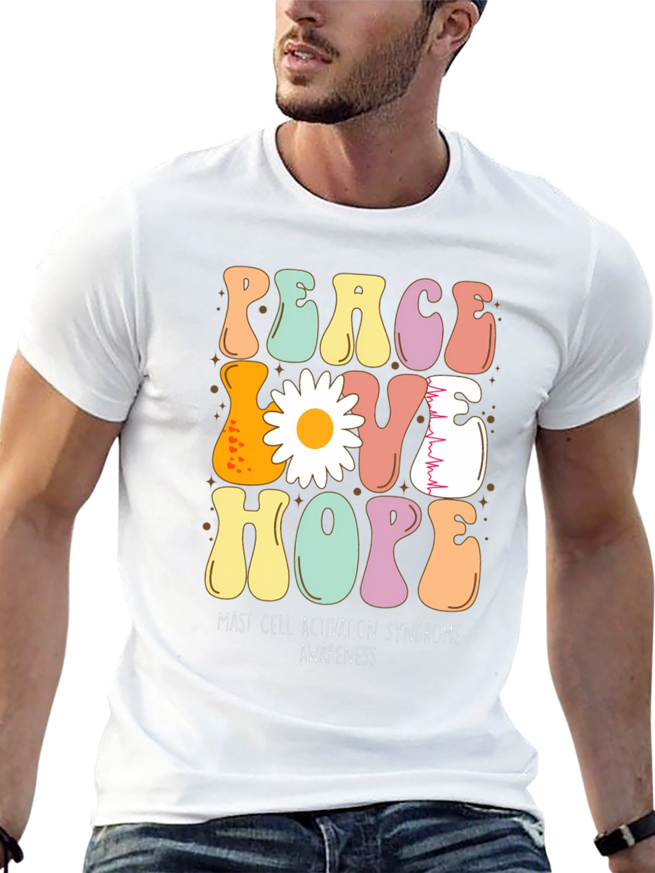 Peace Love Hope MCAS Awareness Tee