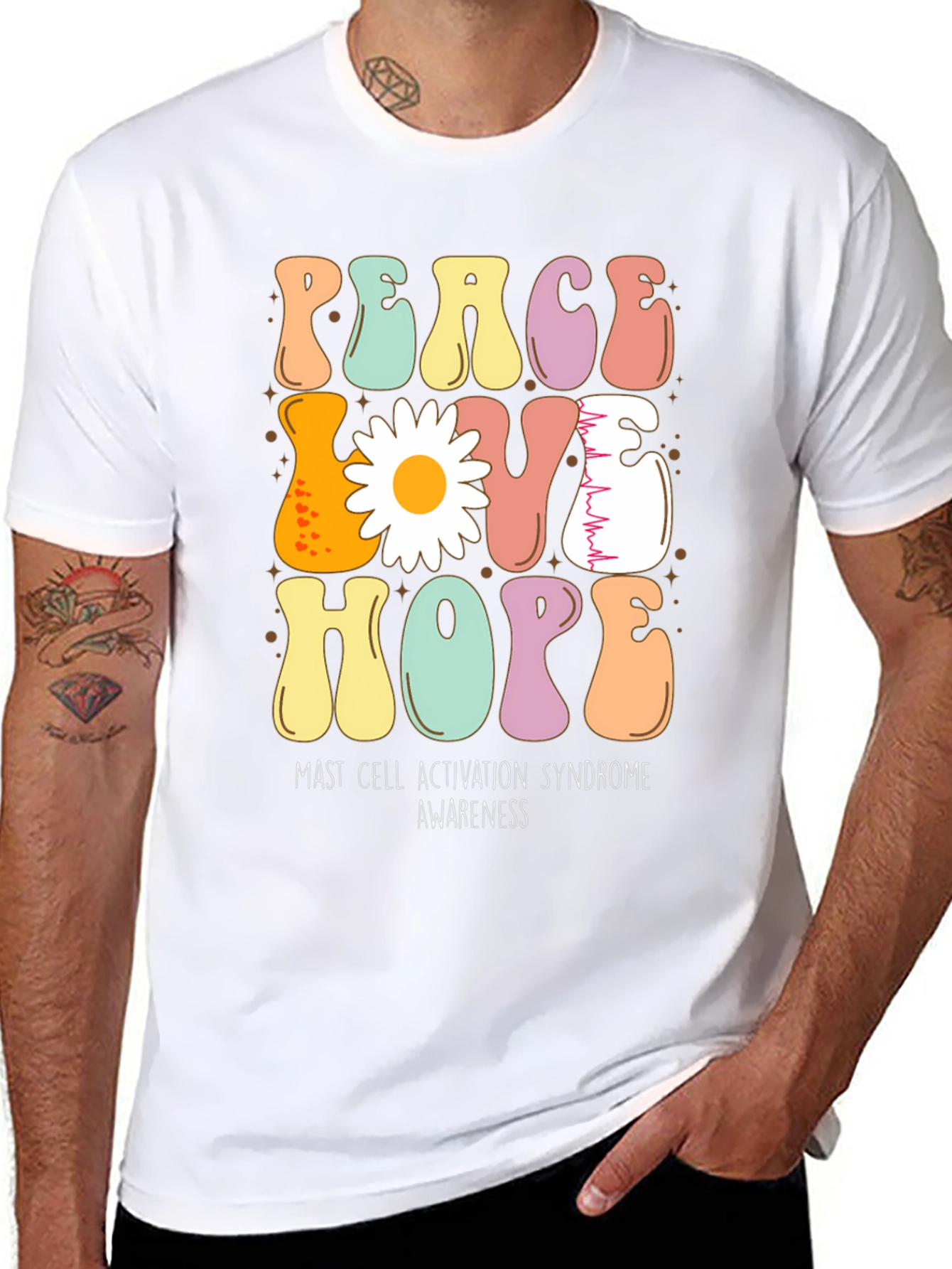 Peace Love Hope MCAS Awareness Tee
