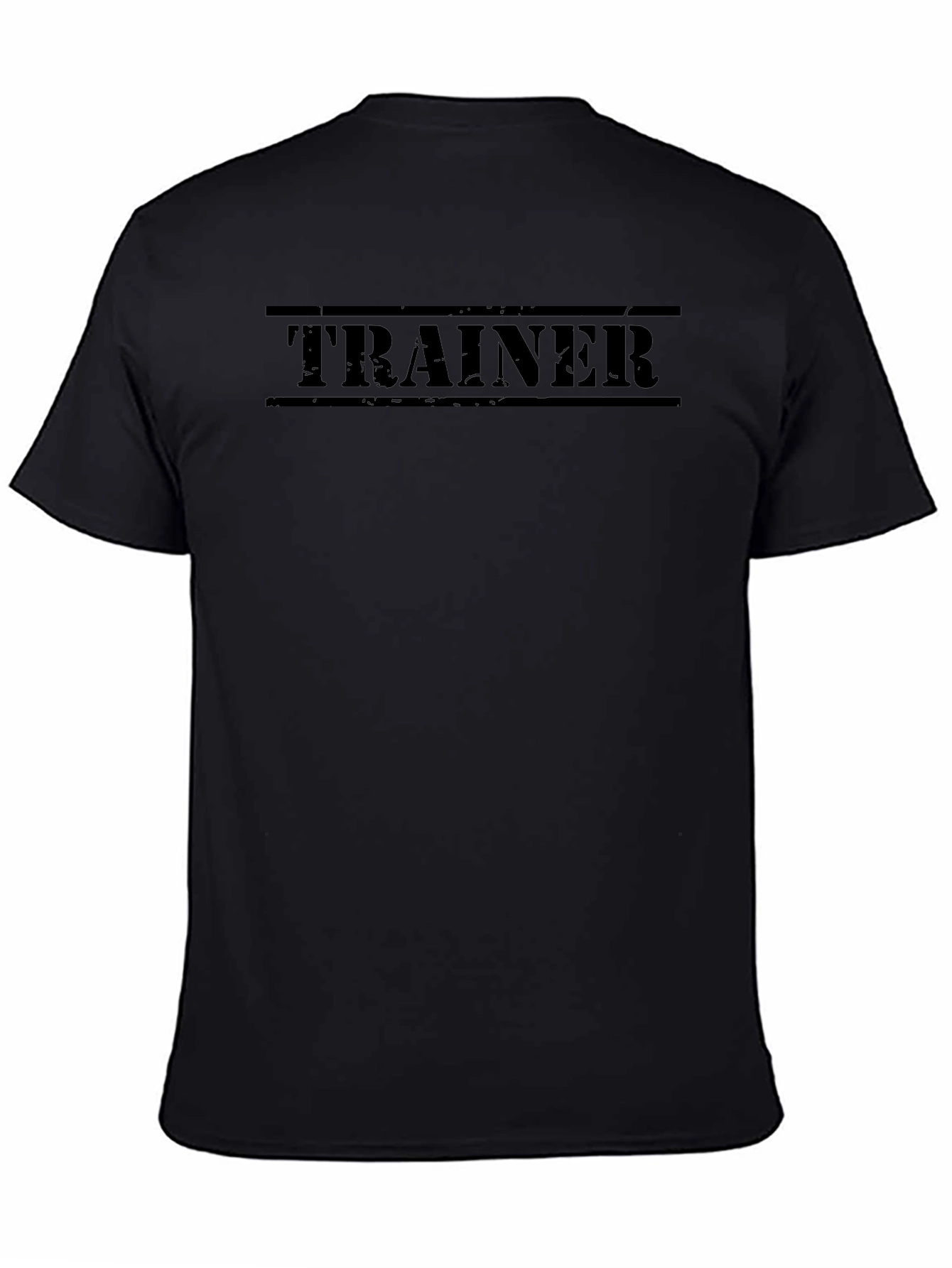 Trainer Graphic Tee - Black Gym Shirt