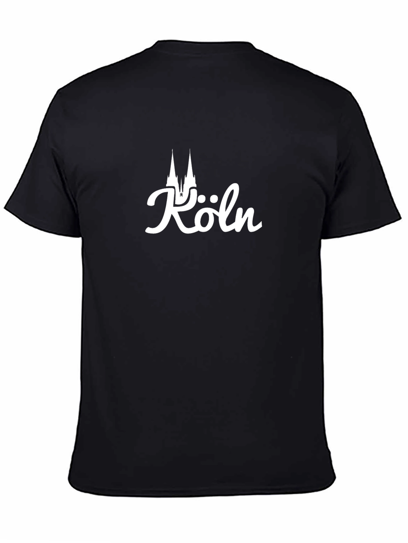 Köln Cathedral Graphic Black T-Shirt
