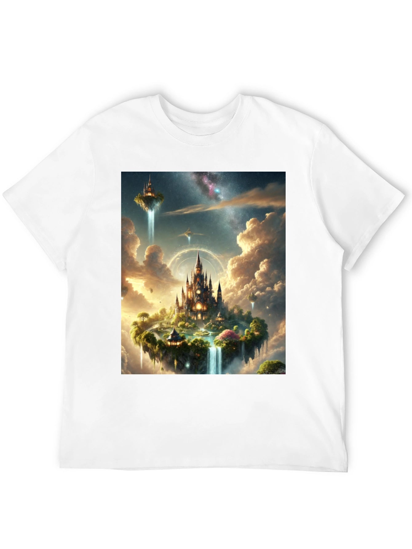Fantasy Island Graphic Tee - Black Cotton Shirt
