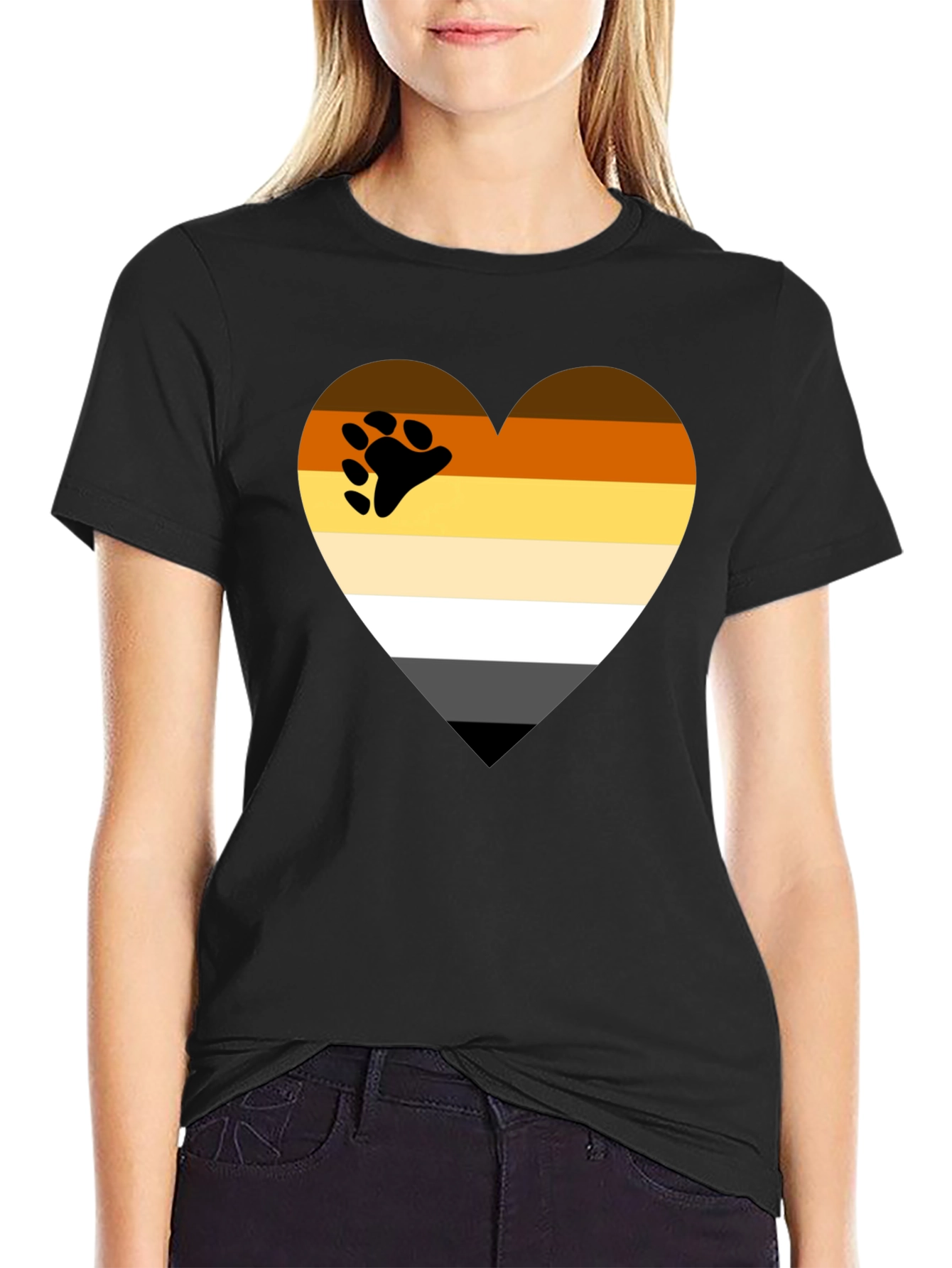 Bear Pride Heart T-Shirt