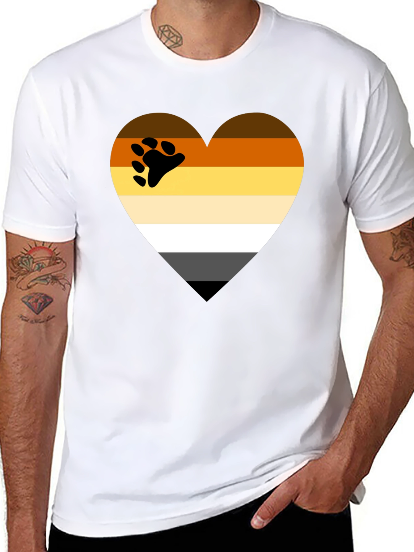 Bear Pride Heart T-Shirt