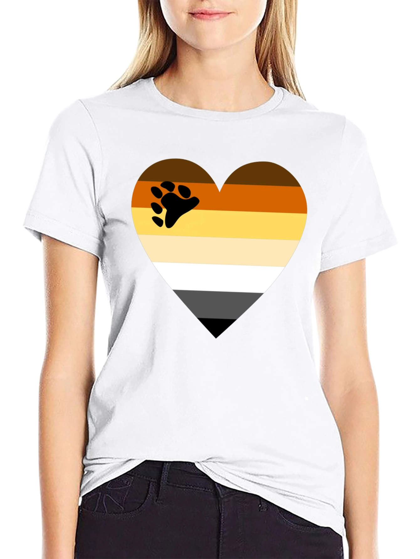 Bear Pride Heart T-Shirt