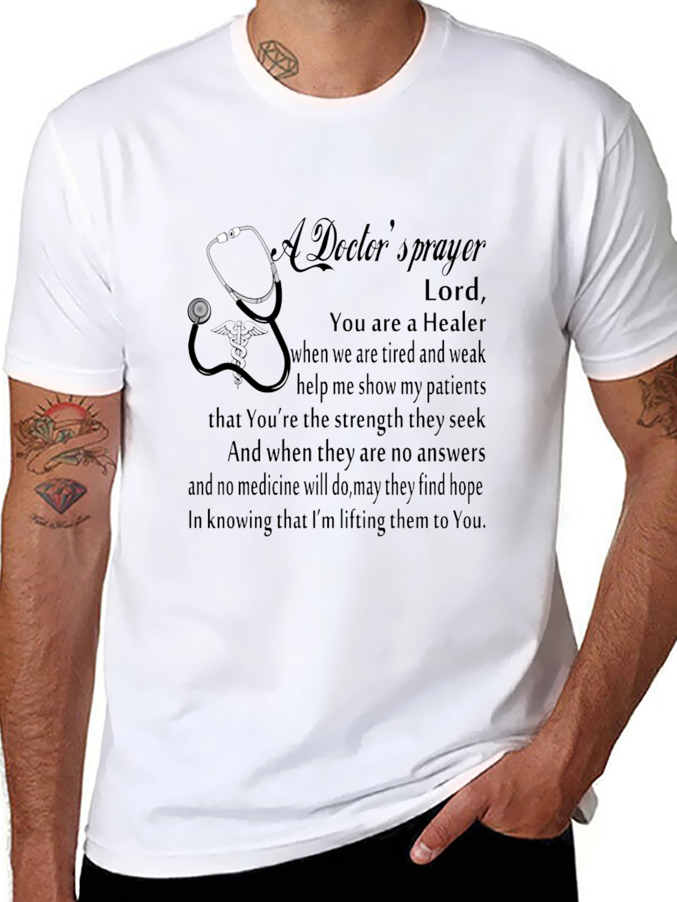 Doctors Prayer Graphic T-Shirt