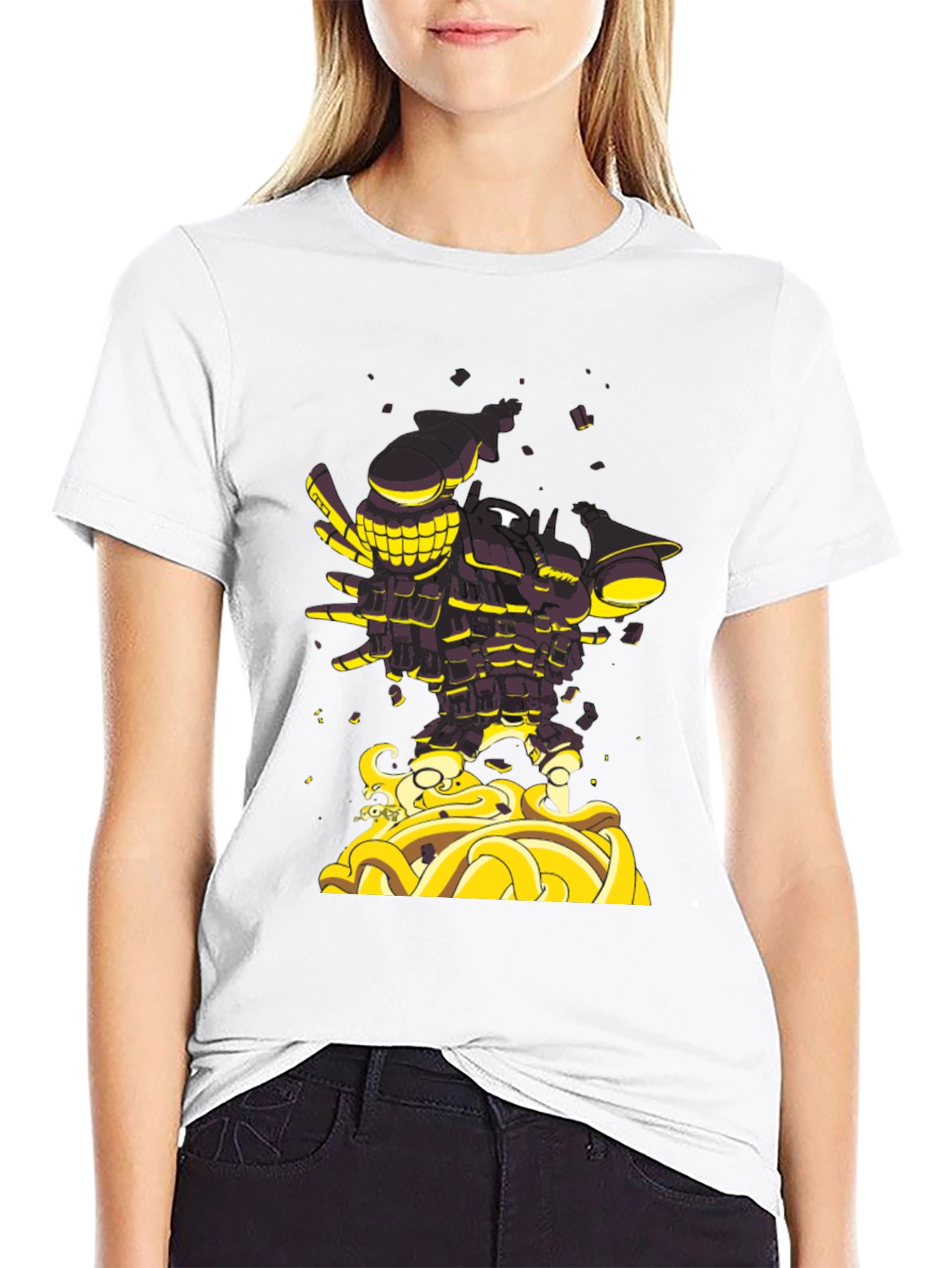 Unique Graphic Black T-Shirt