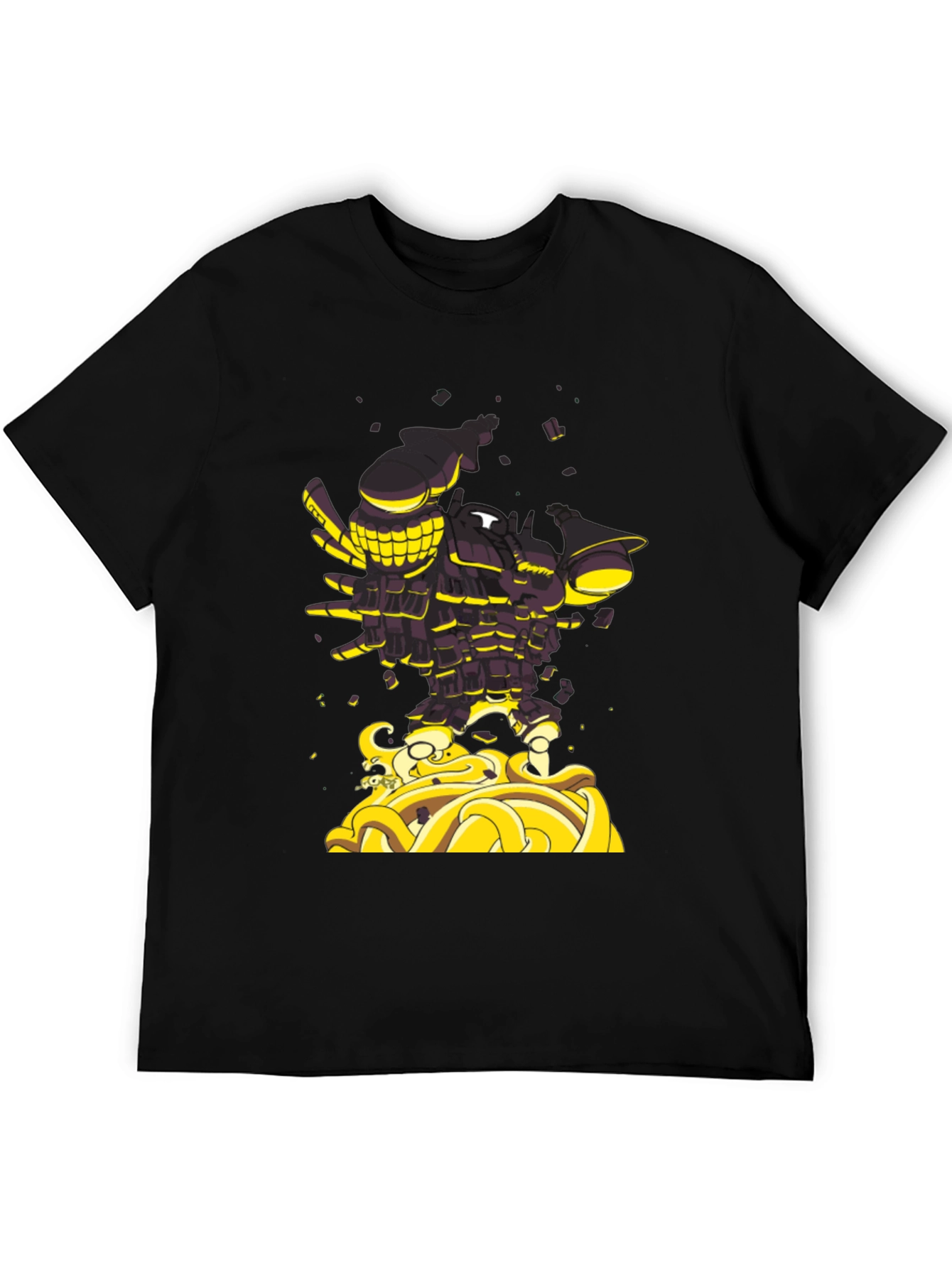 Unique Graphic Black T-Shirt