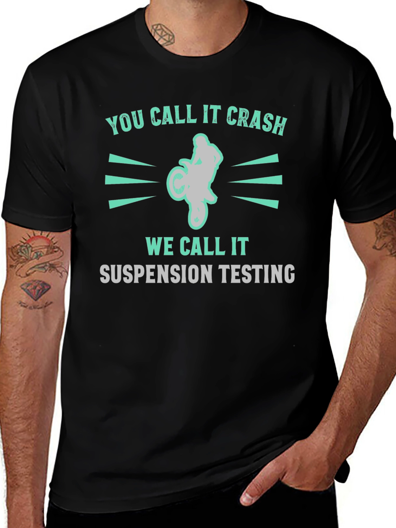 You Call It Crash Suspension Testing Funny Motocross T-Shirt