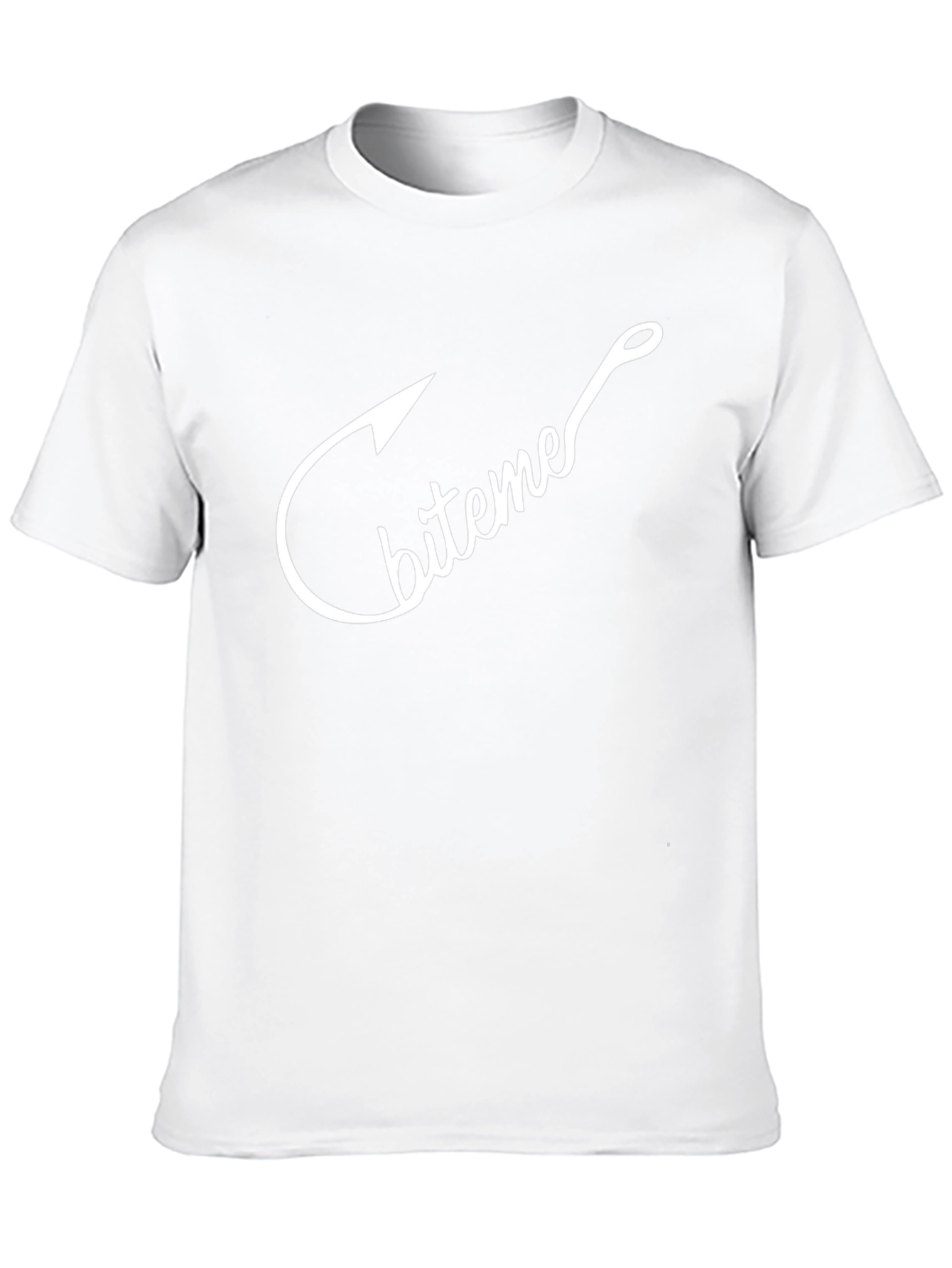 Bite Me Fish Hook Graphic Tee - Black