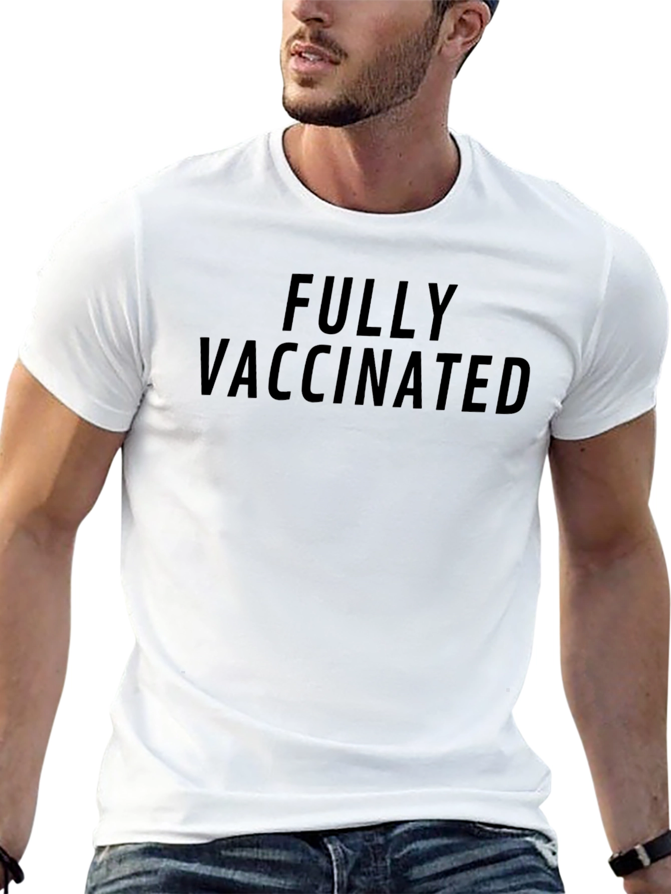 Fully Vaccinated T-Shirt - Premium Quality Cotton