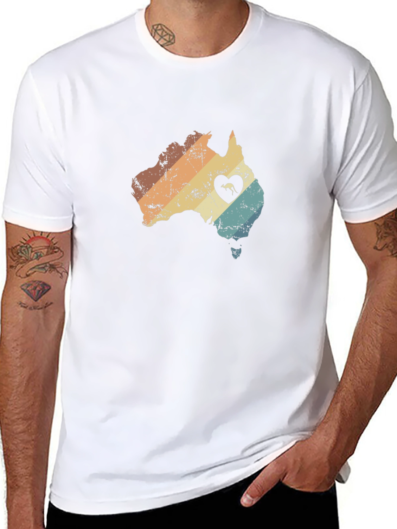 Australia Kangaroo Graphic Tee