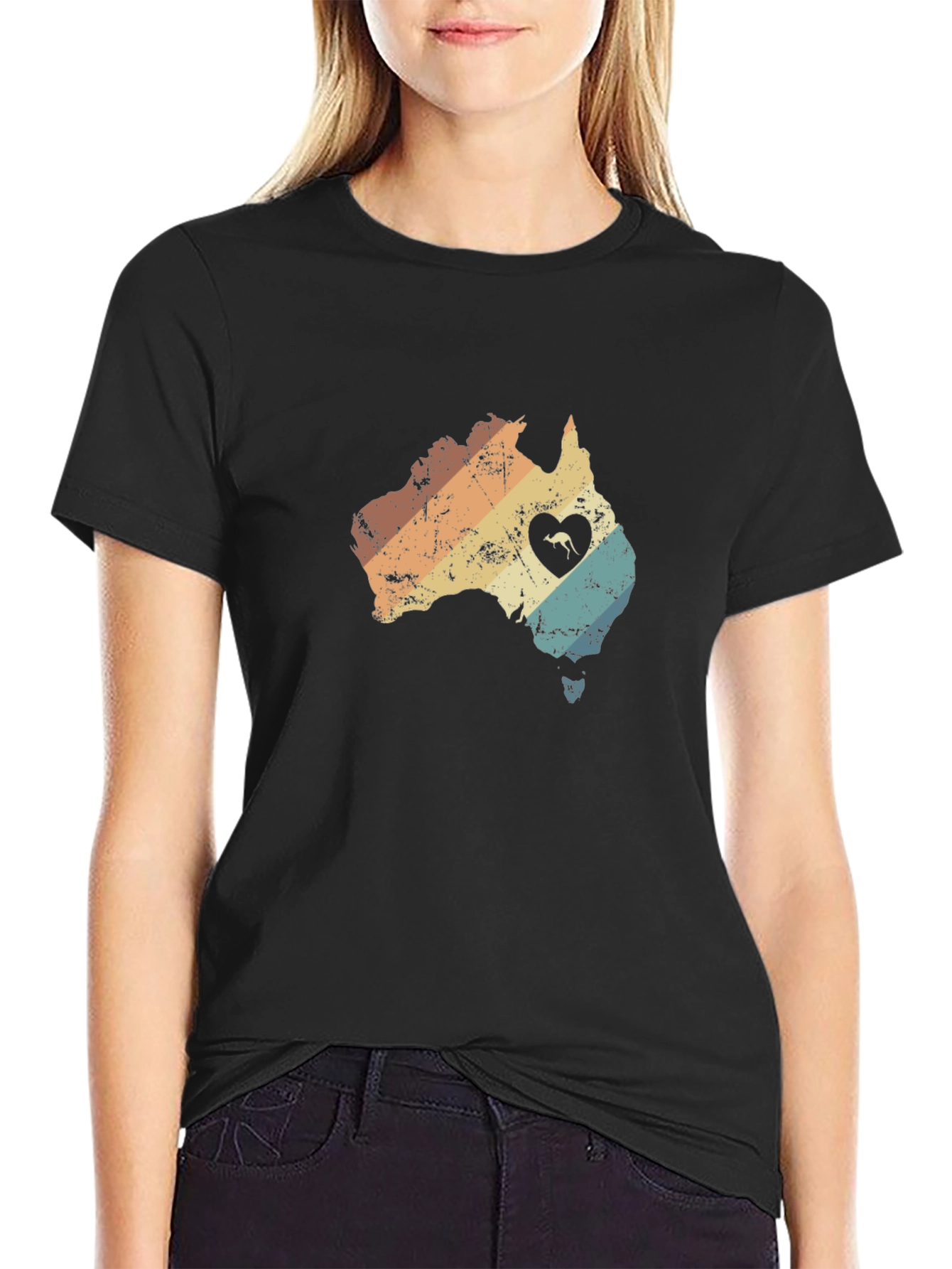 Australia Kangaroo Graphic Tee