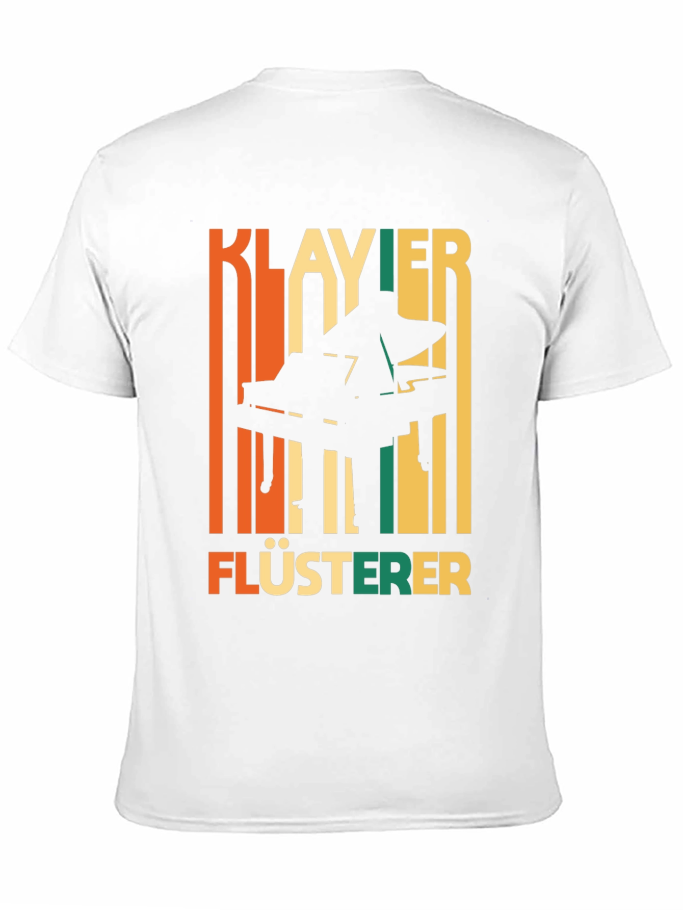 Klavier Flusterer Piano T-Shirt - Retro Style Musician Tee