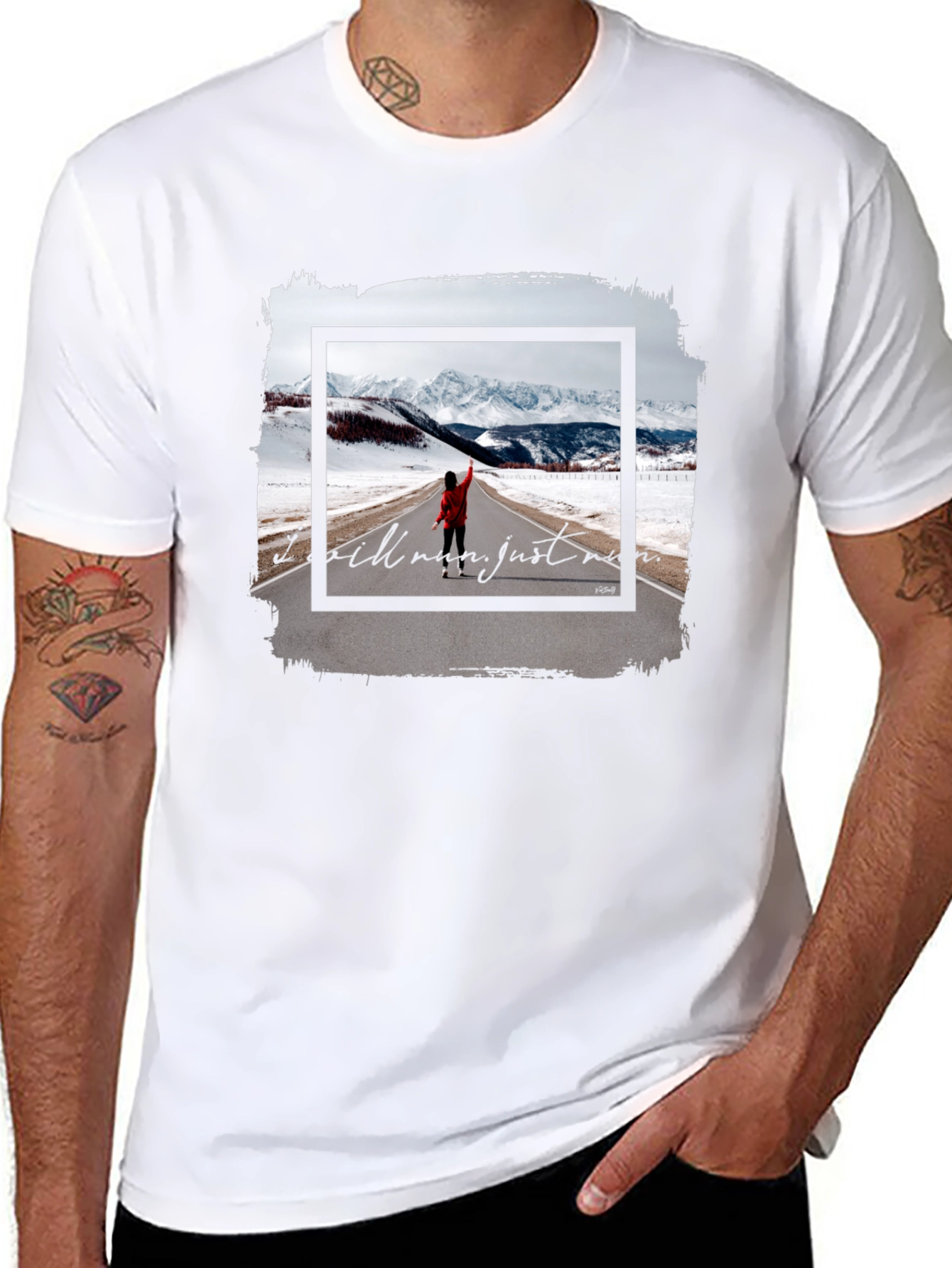 Motivational Landscape Graphic Tee