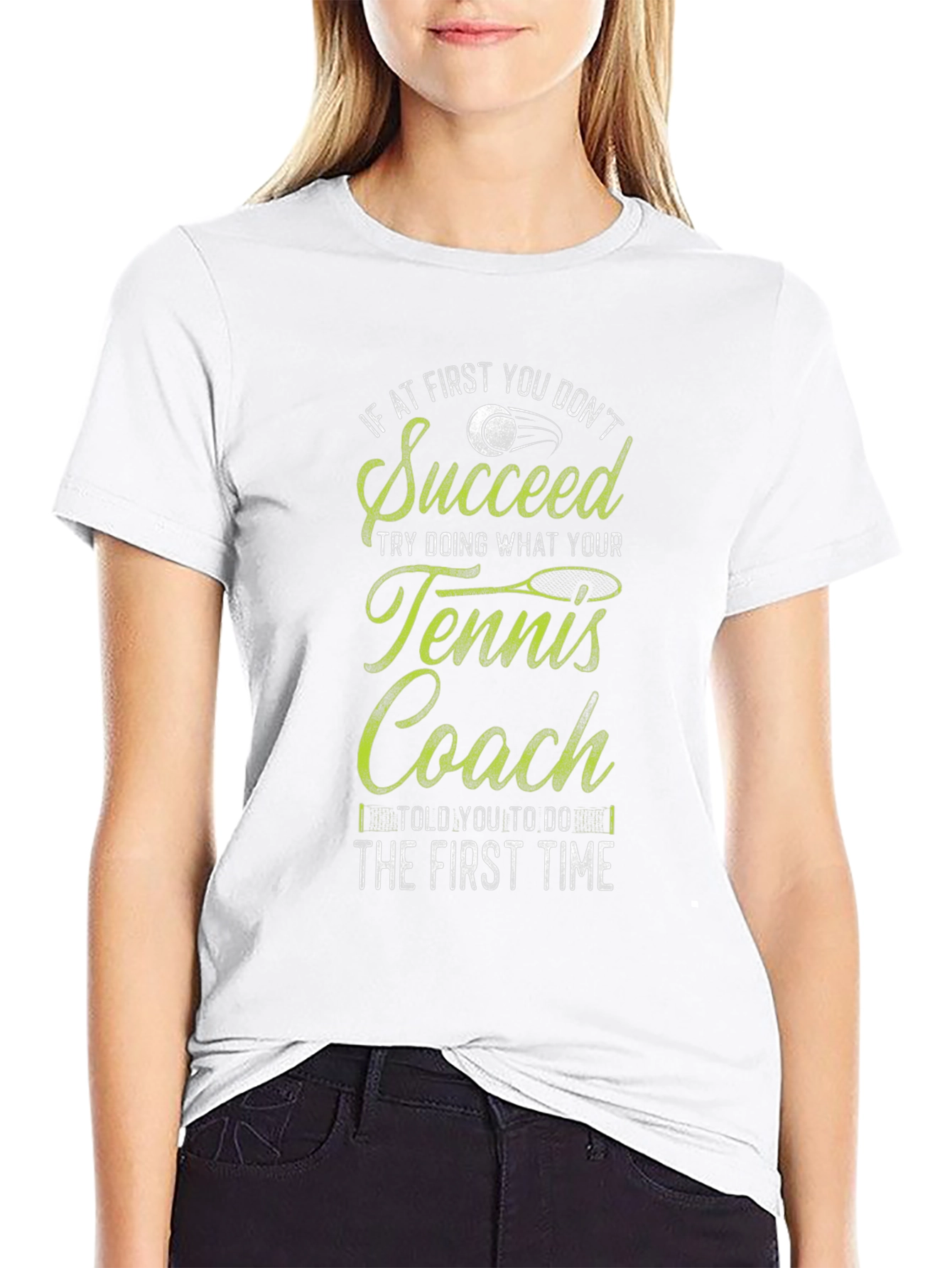 Tennis Coach T-Shirt - Funny Slogan Tee