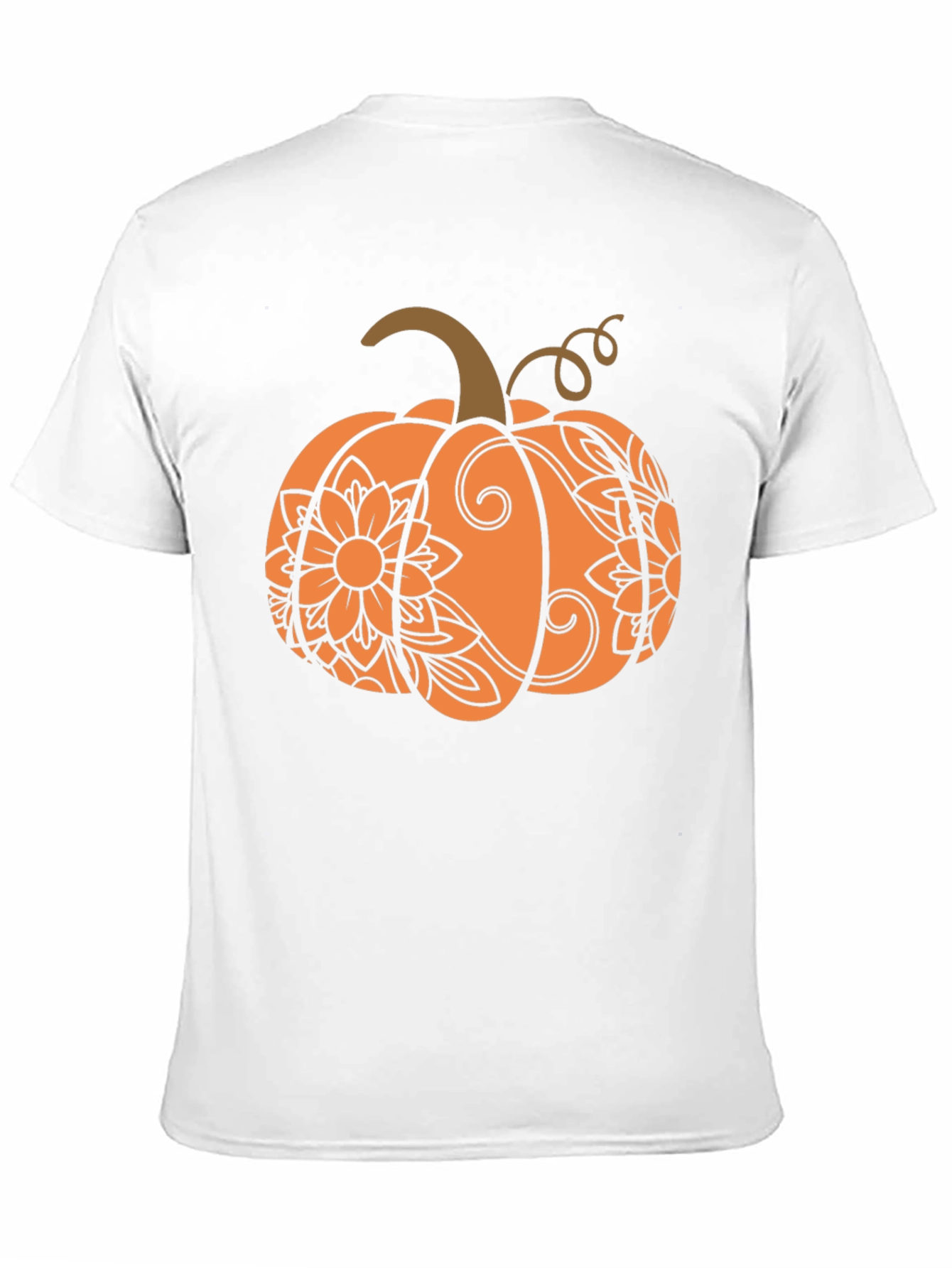 Festive Fall Pumpkin T-Shirt - Autumn Design