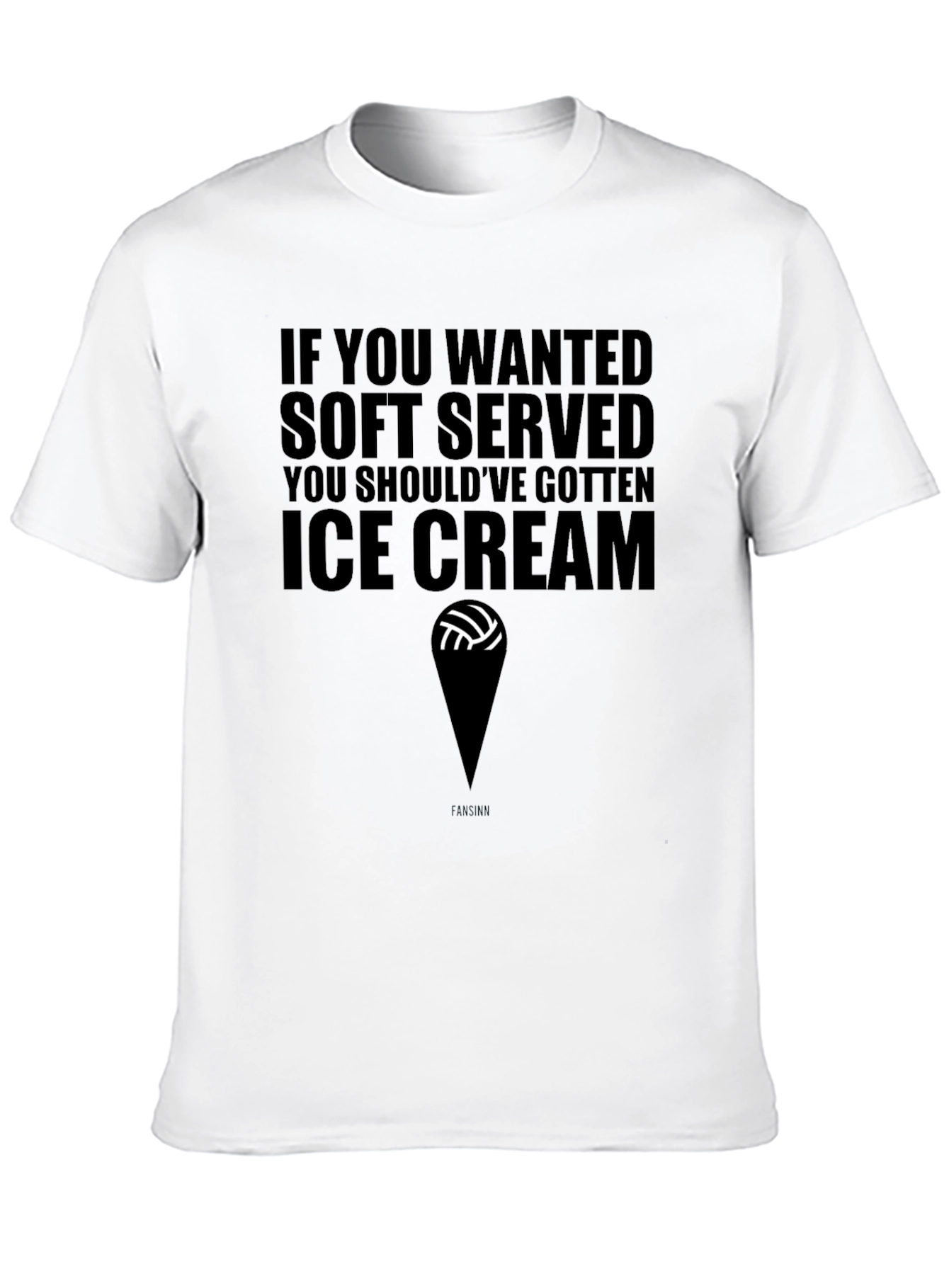 Funny Volleyball Ice Cream T-Shirt