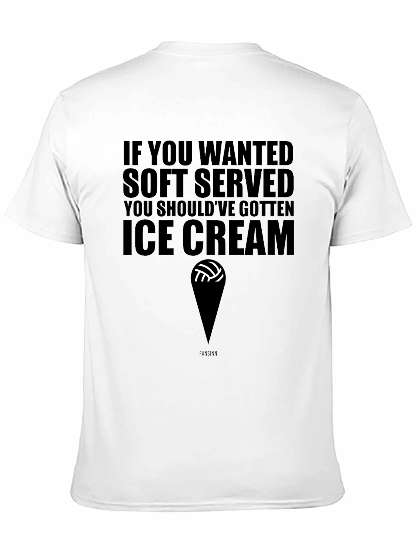 Funny Volleyball Ice Cream T-Shirt