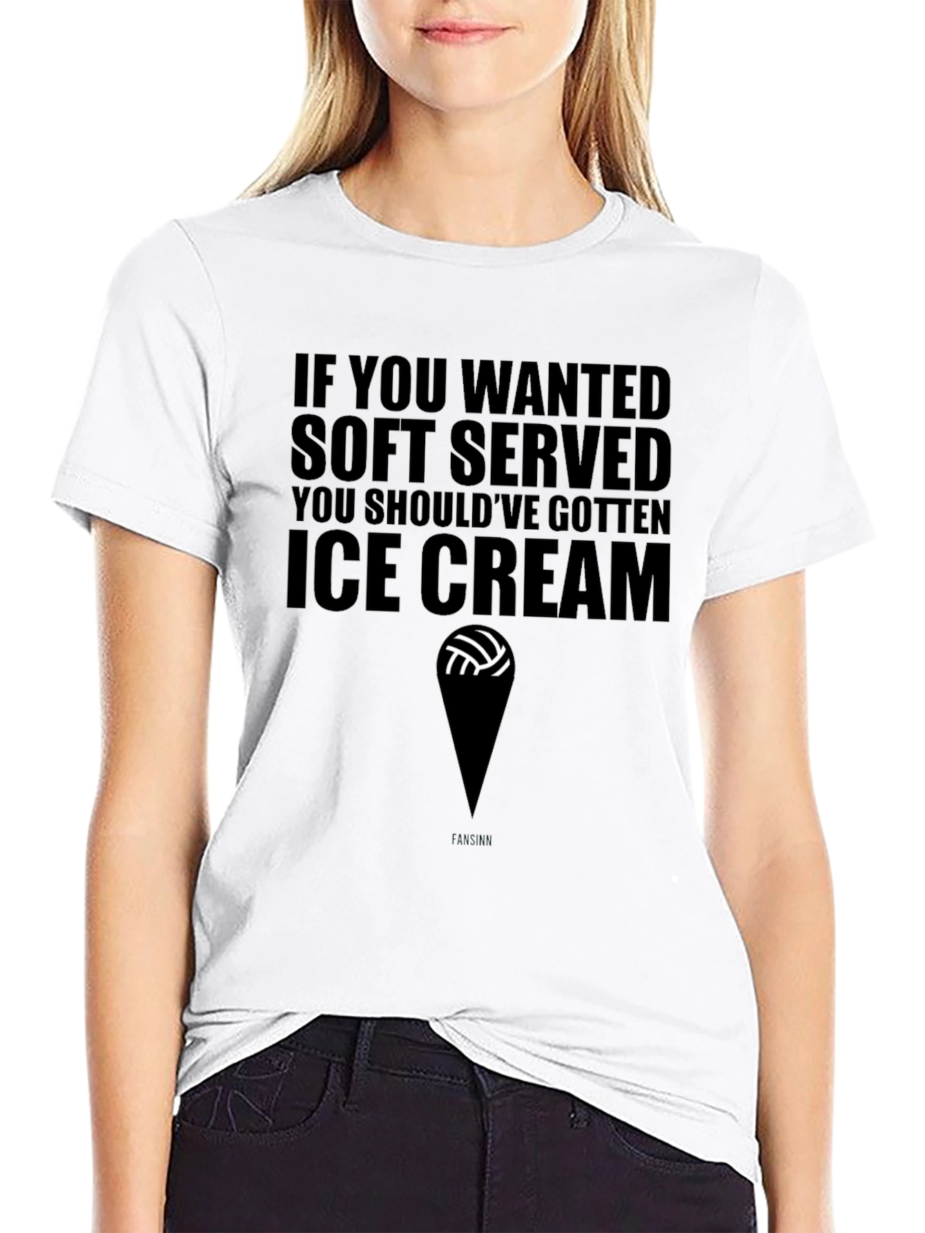 Funny Volleyball Ice Cream T-Shirt