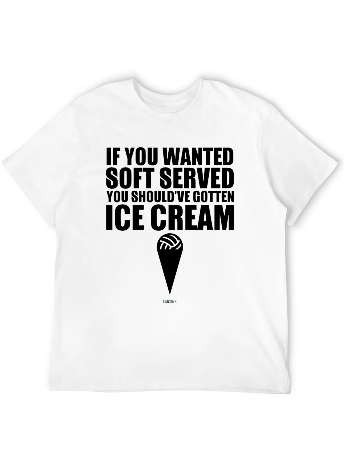 Funny Volleyball Ice Cream T-Shirt