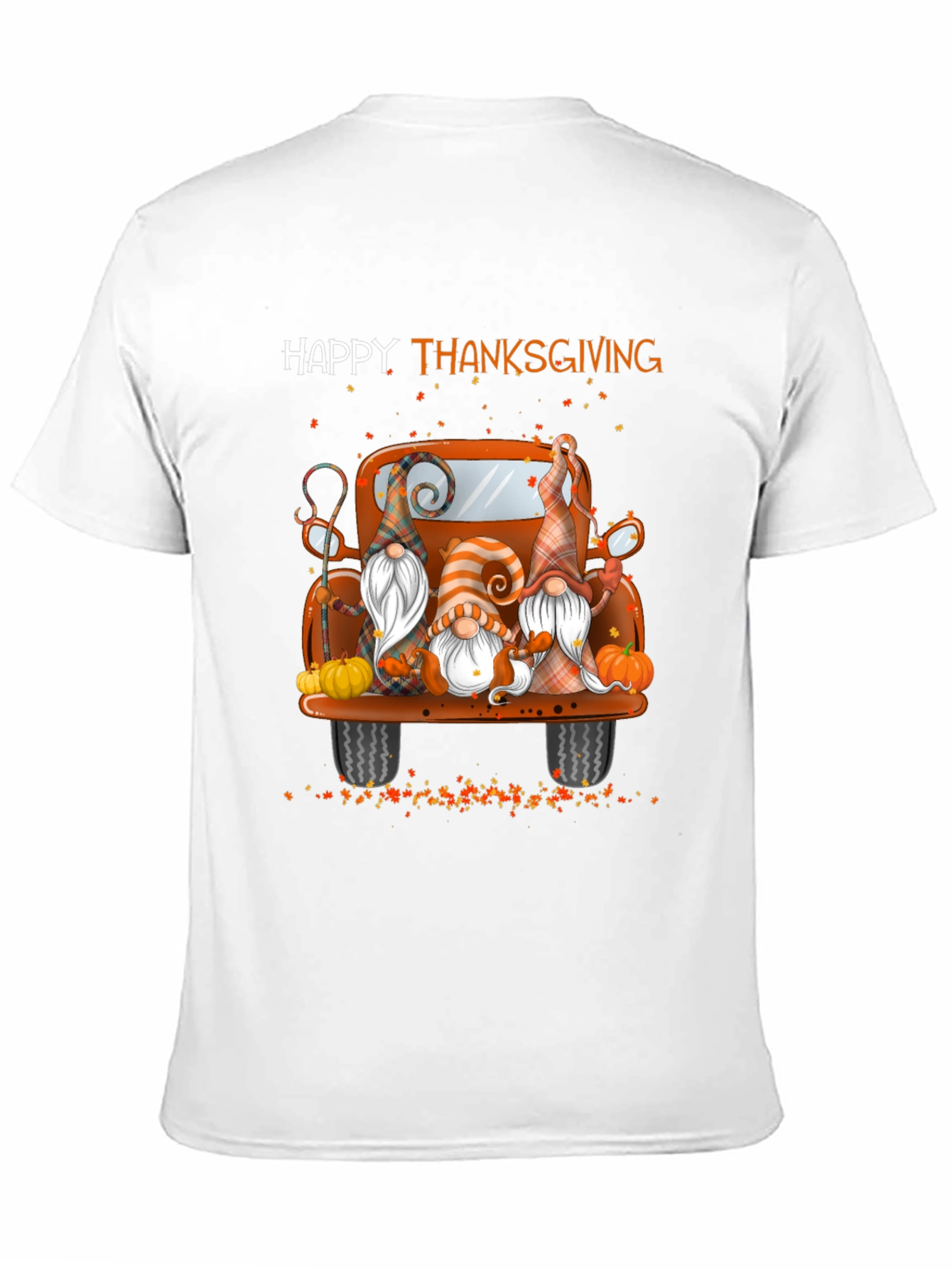 Happy Thanksgiving Gnomes Truck T-Shirt