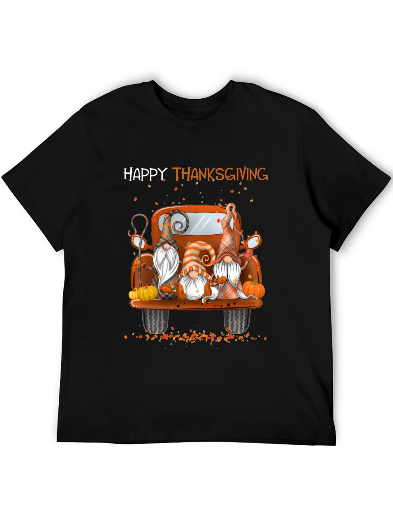 Happy Thanksgiving Gnomes Truck T-Shirt