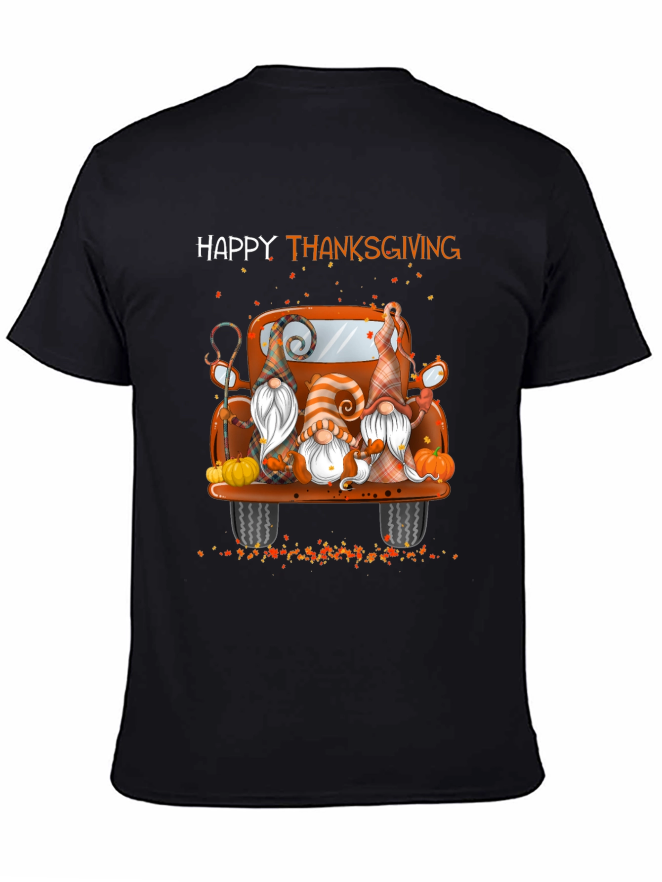 Happy Thanksgiving Gnomes Truck T-Shirt