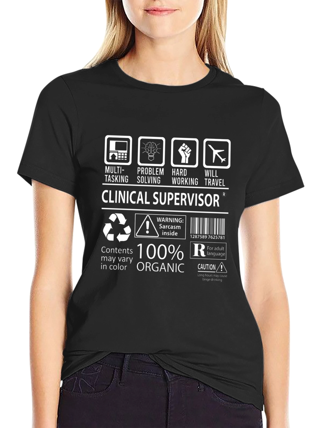 Clinical Supervisor Funny T-Shirt - 100% Organic