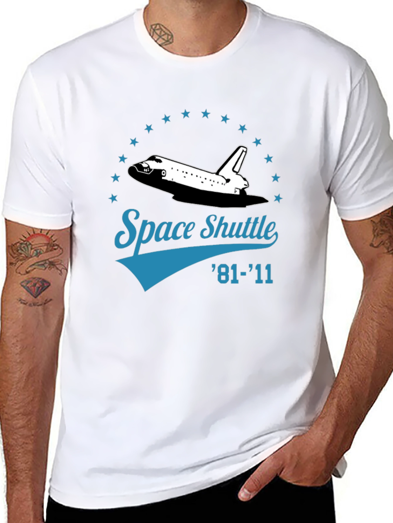 Space Shuttle 81-11 Graphic T-Shirt