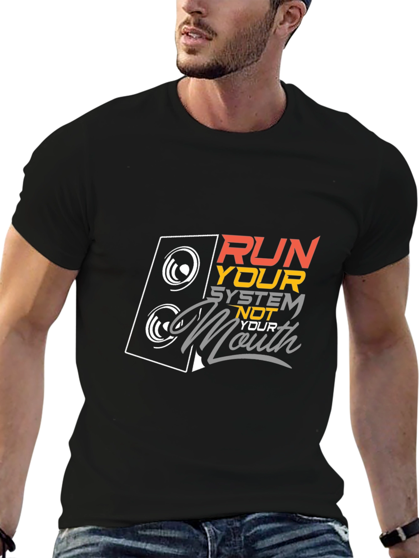 Run Your System Not Your Mouth Graphic Tee