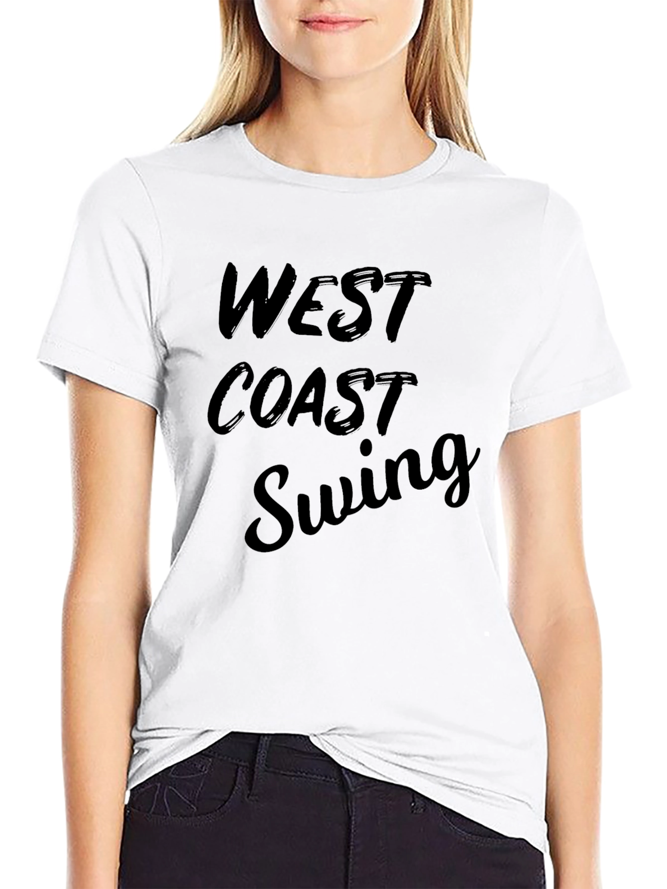 West Coast Swing Black T-Shirt