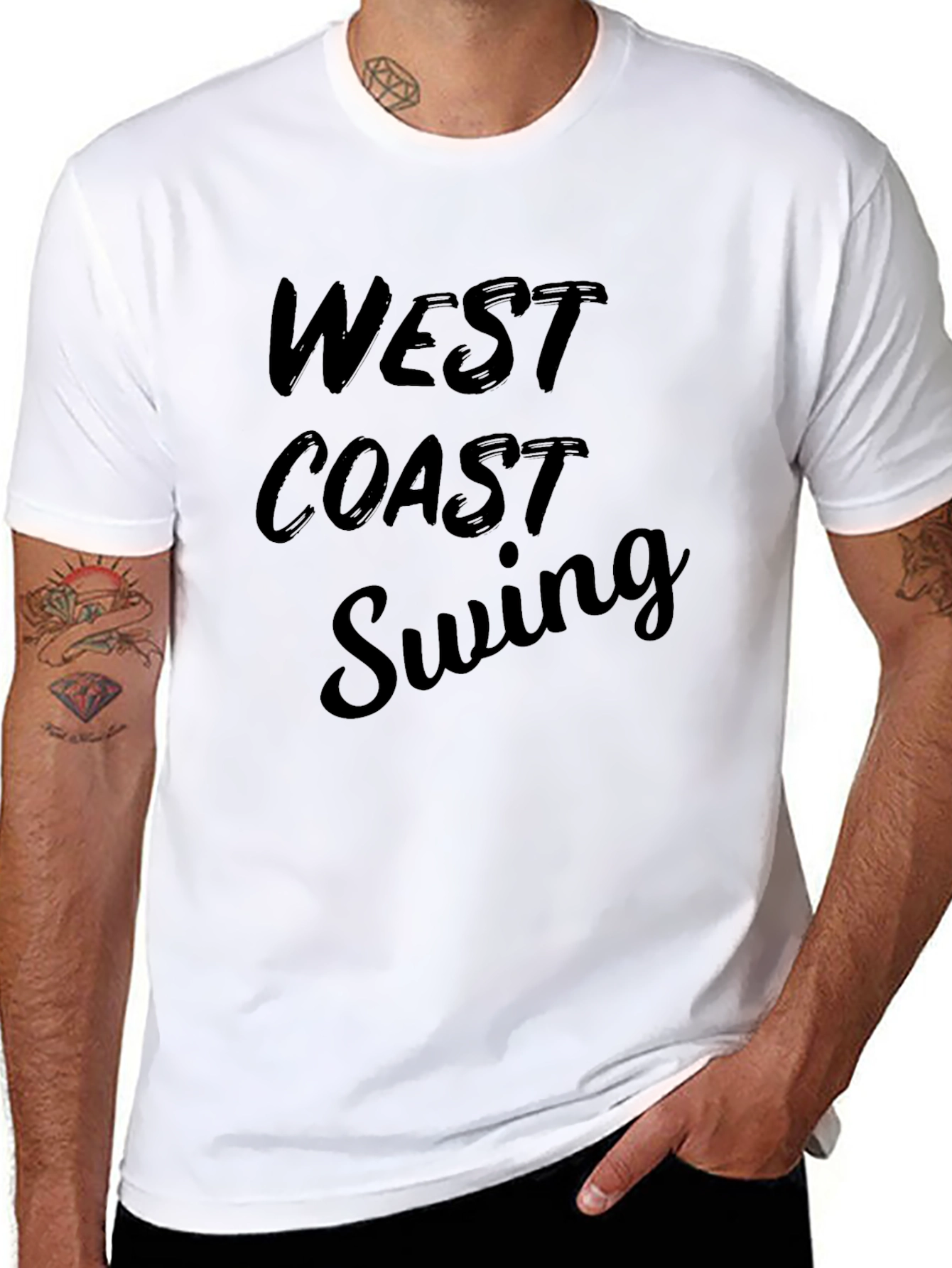 West Coast Swing Black T-Shirt
