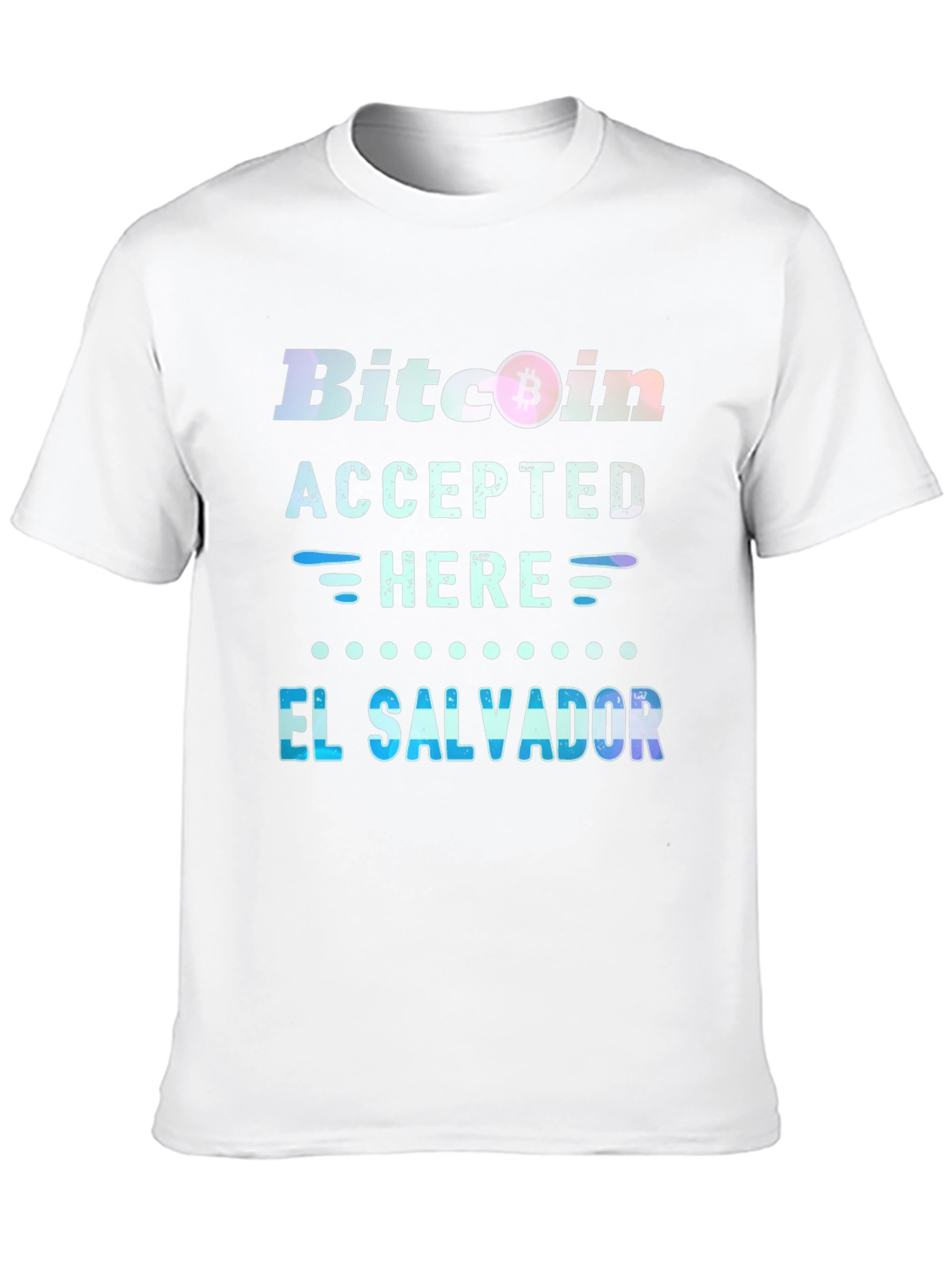 Bitcoin Accepted Here T-Shirt - El Salvador
