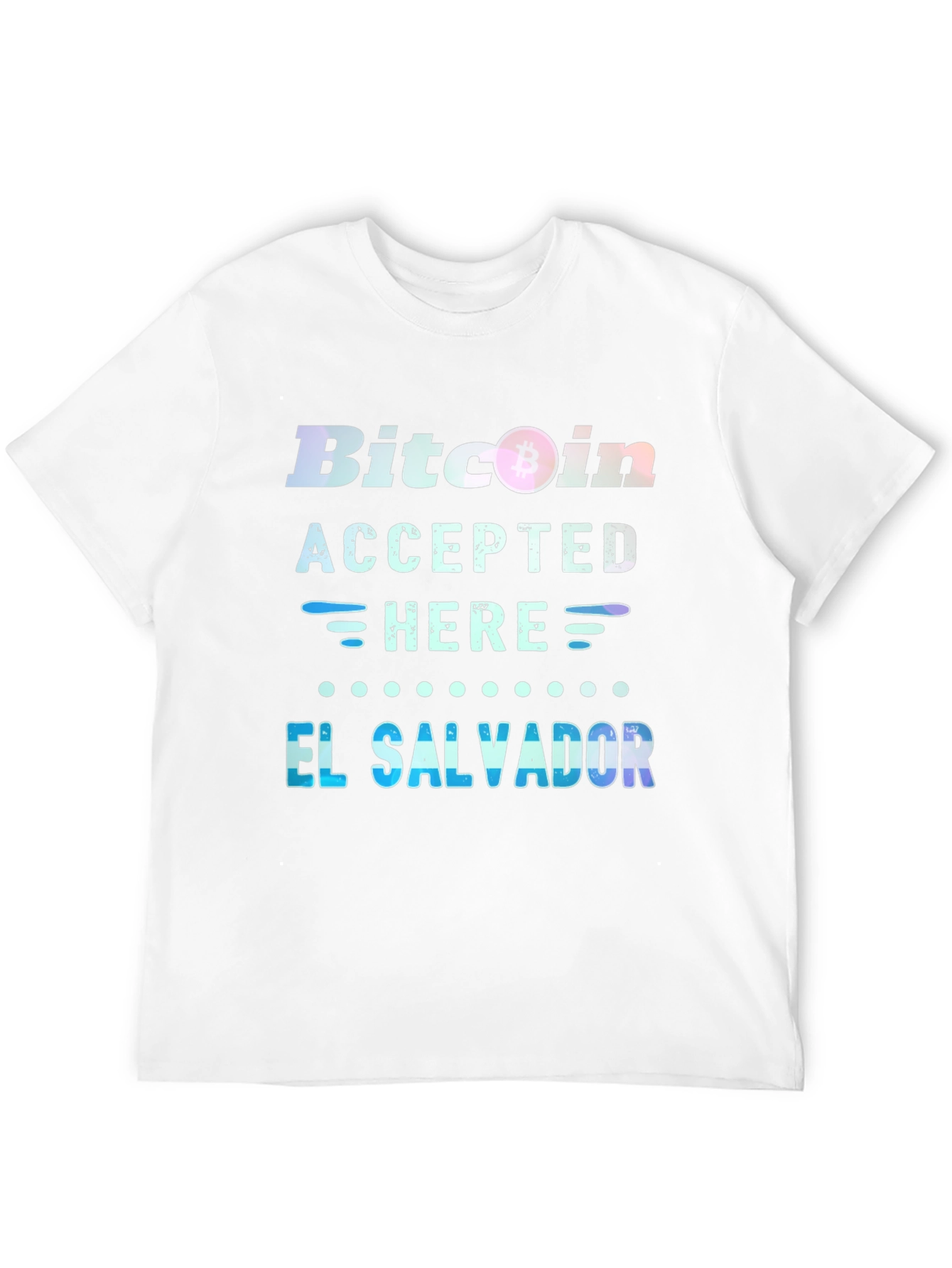 Bitcoin Accepted Here T-Shirt - El Salvador