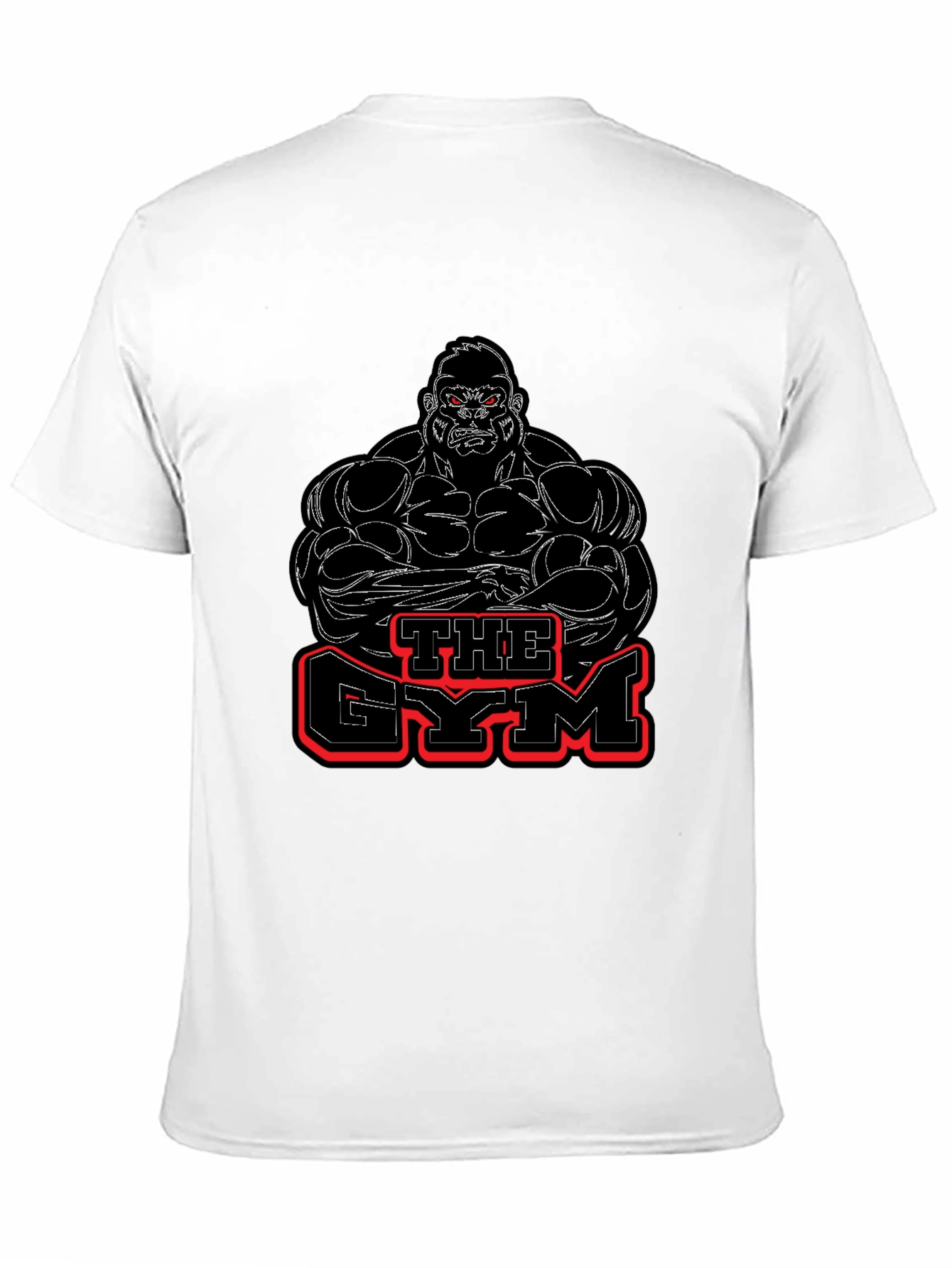 The Gym Gorilla Graphic Black T-Shirt