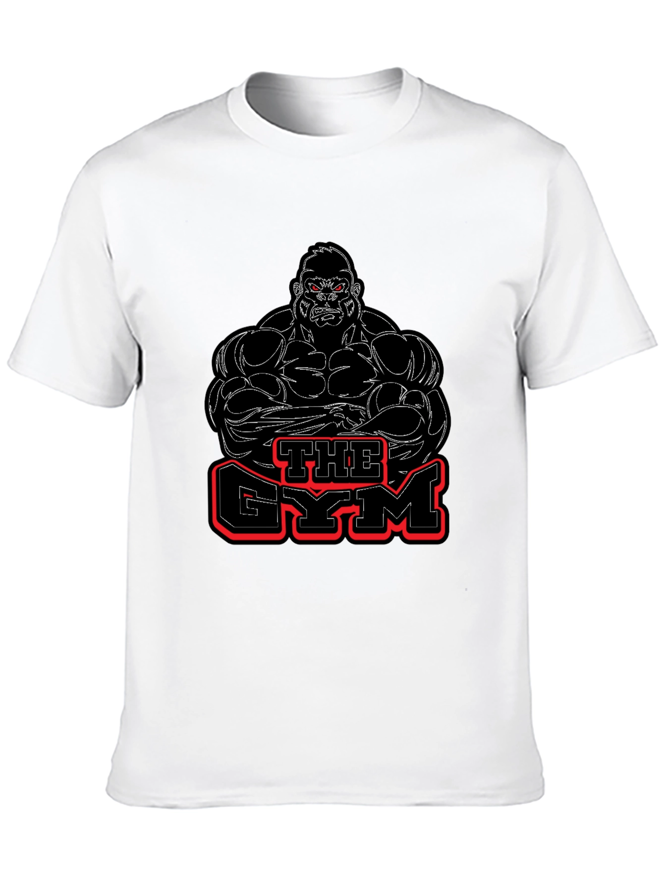 The Gym Gorilla Graphic Black T-Shirt