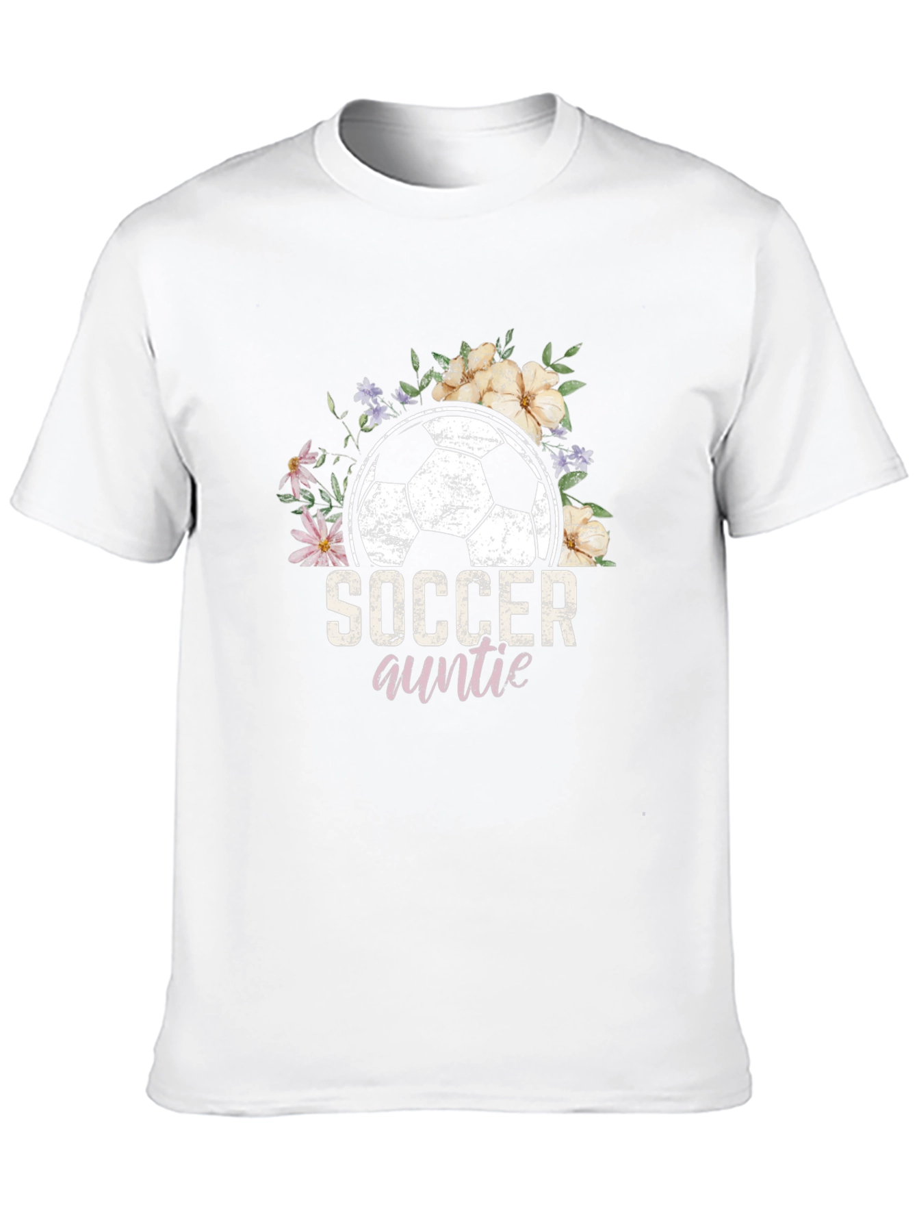 Soccer Auntie Graphic T-Shirt - Black