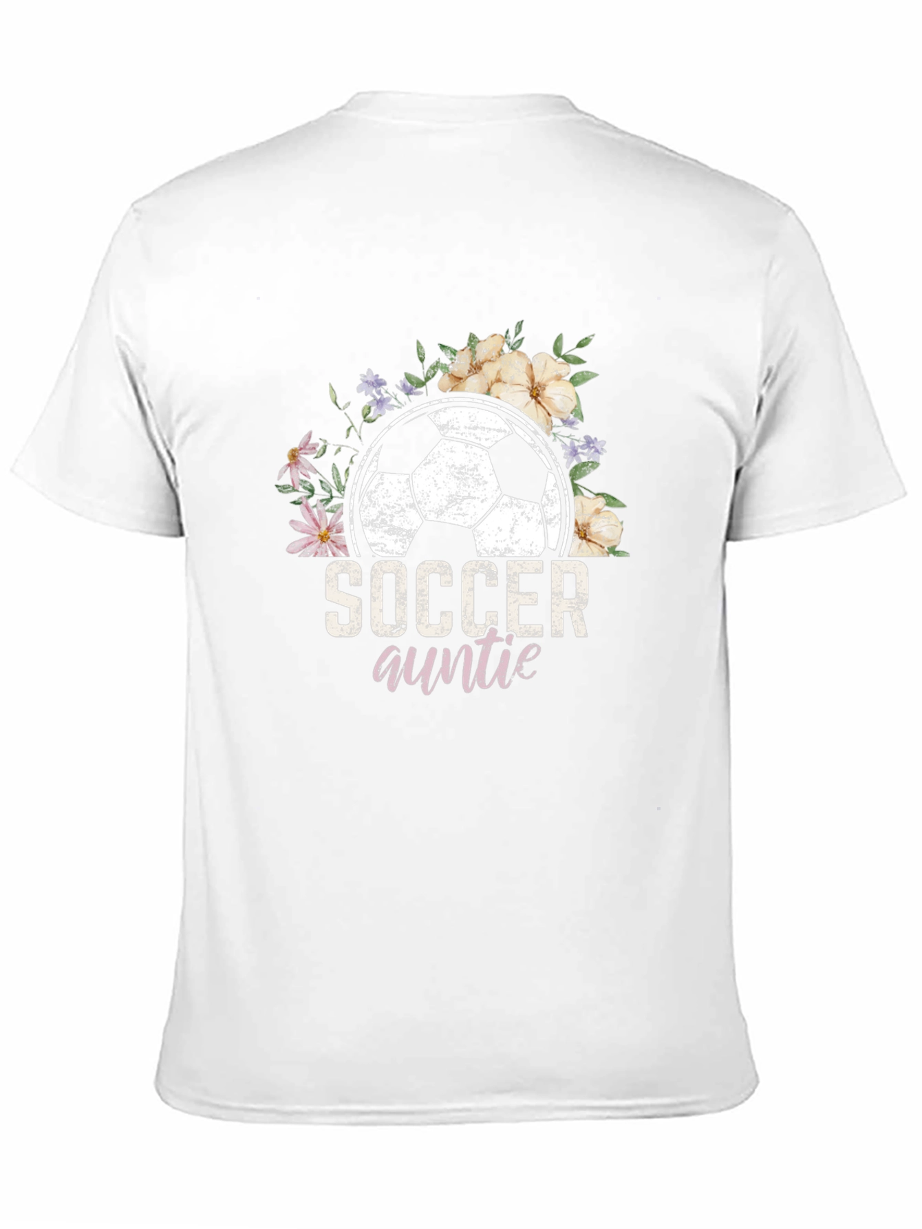 Soccer Auntie Graphic T-Shirt - Black
