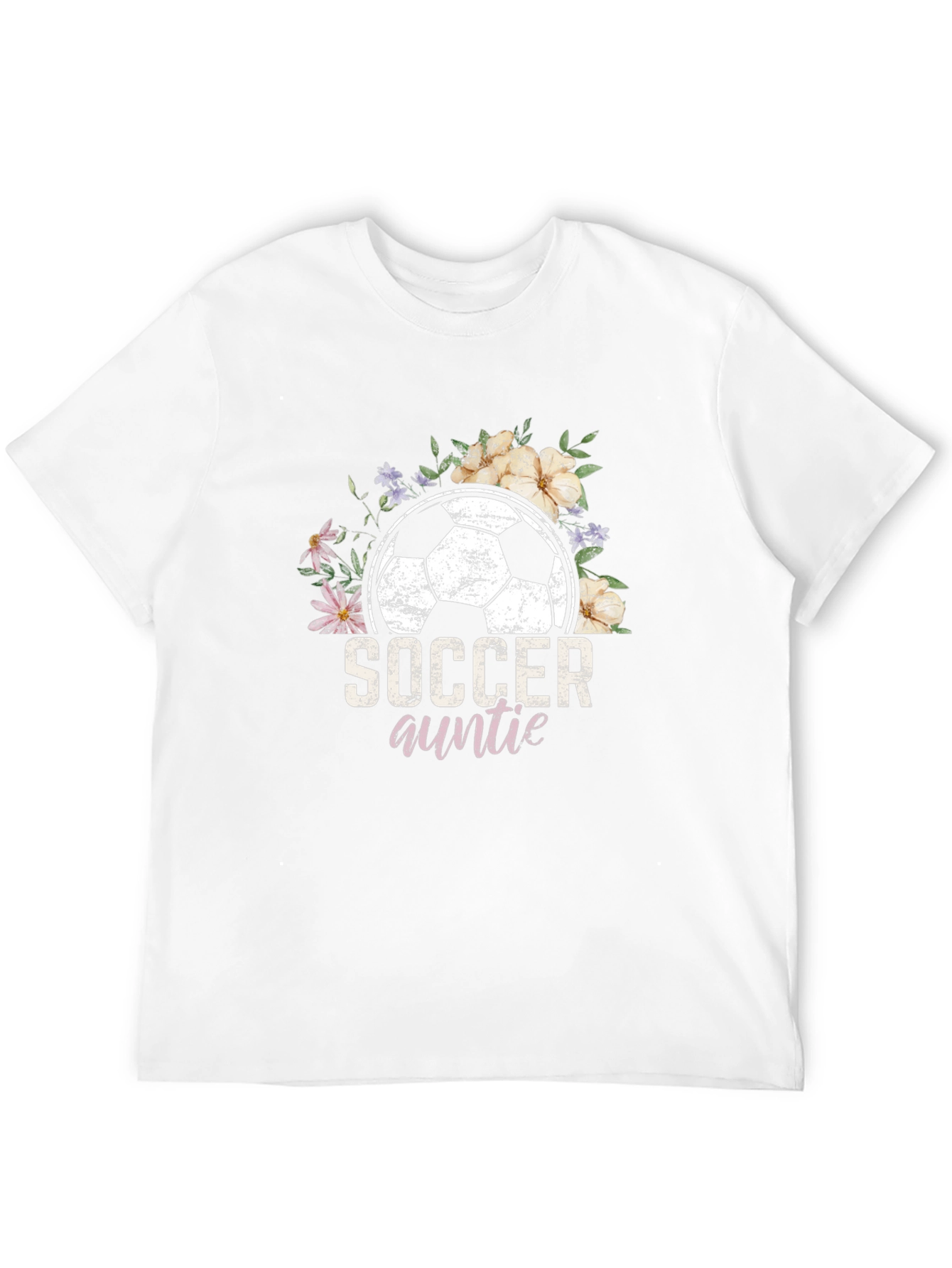 Soccer Auntie Graphic T-Shirt - Black