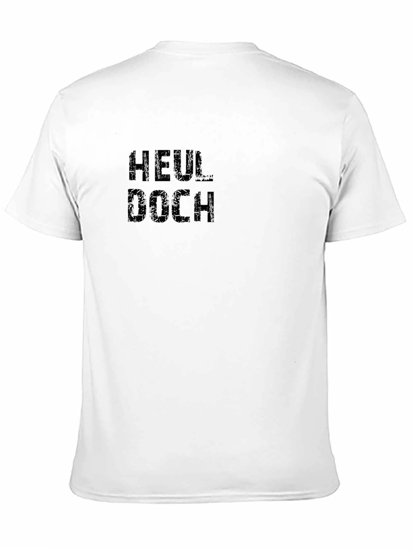 Heul Doch! Mens Black Graphic T-Shirt