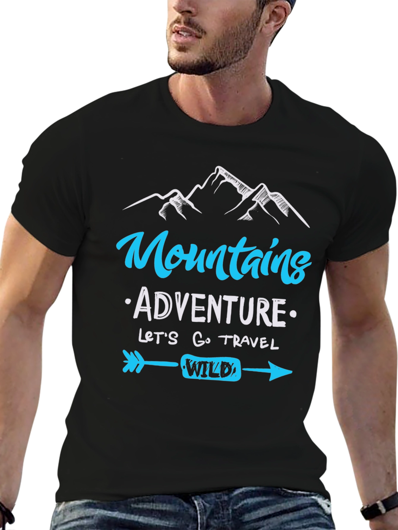 Mountains Adventure Travel Graphic Tee