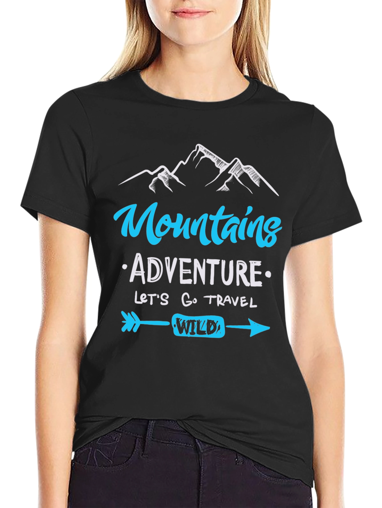 Mountains Adventure Travel Graphic Tee