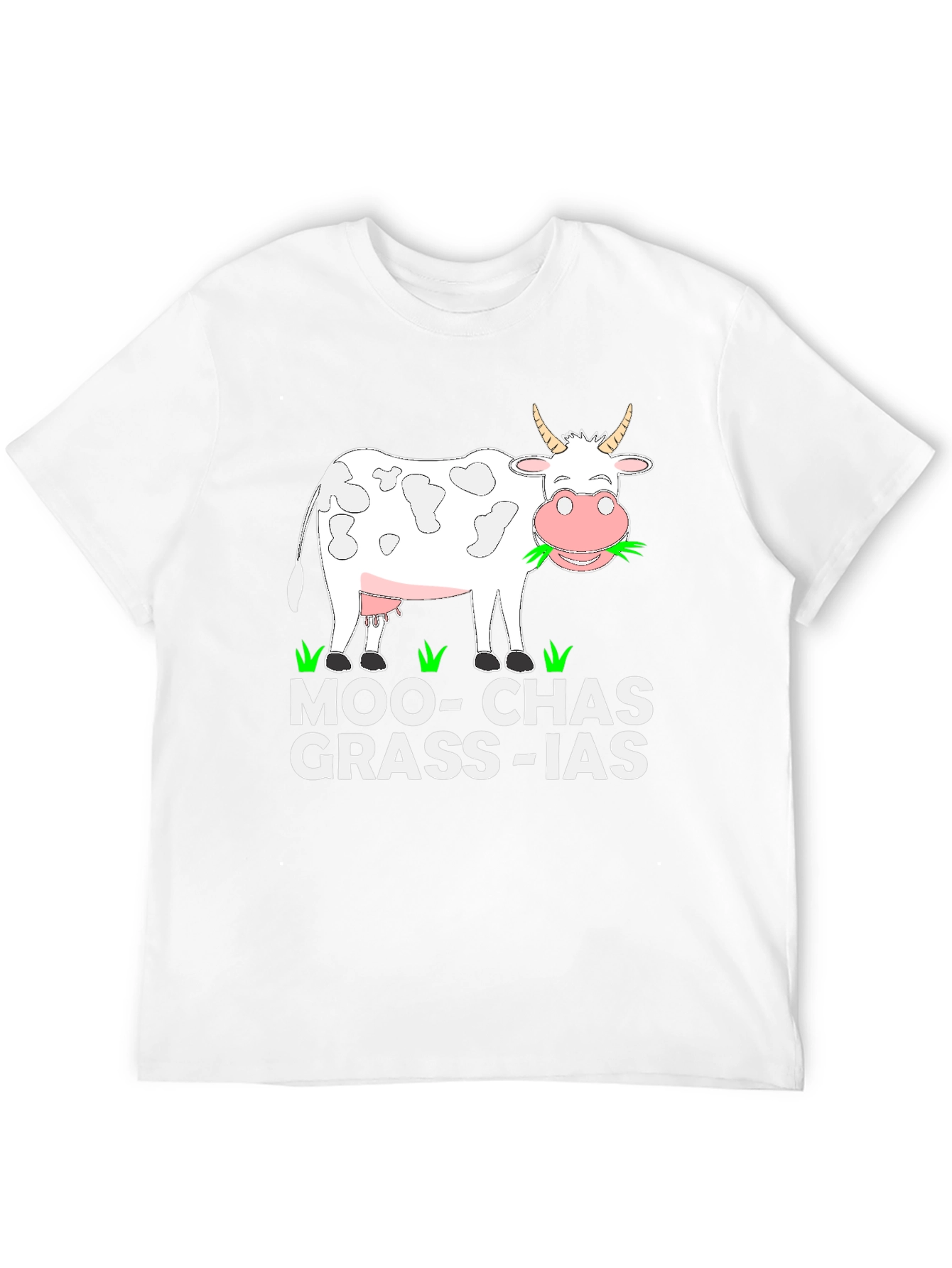 Moo-Chas Grass-ias Graphic T-Shirt