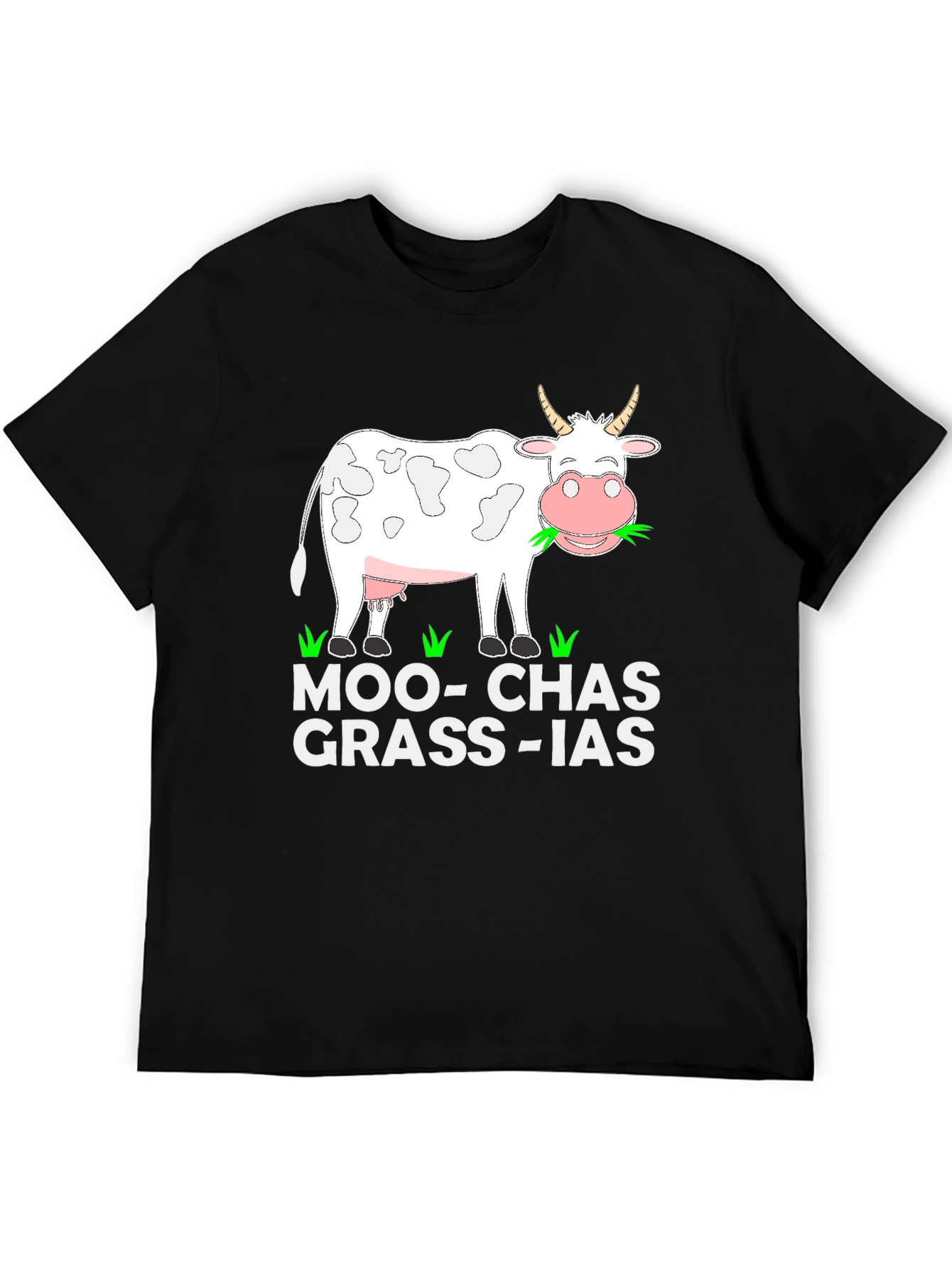 Moo-Chas Grass-ias Graphic T-Shirt
