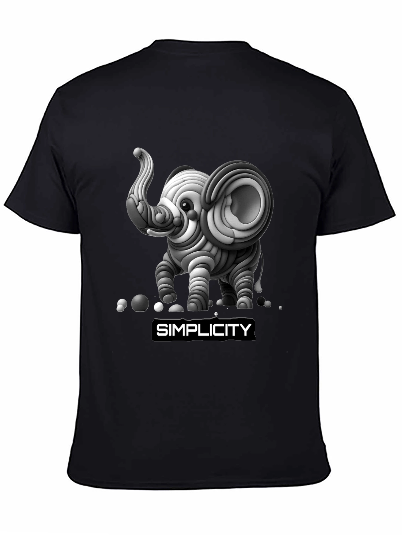 Unique Elephant Simplicity Graphic Tee