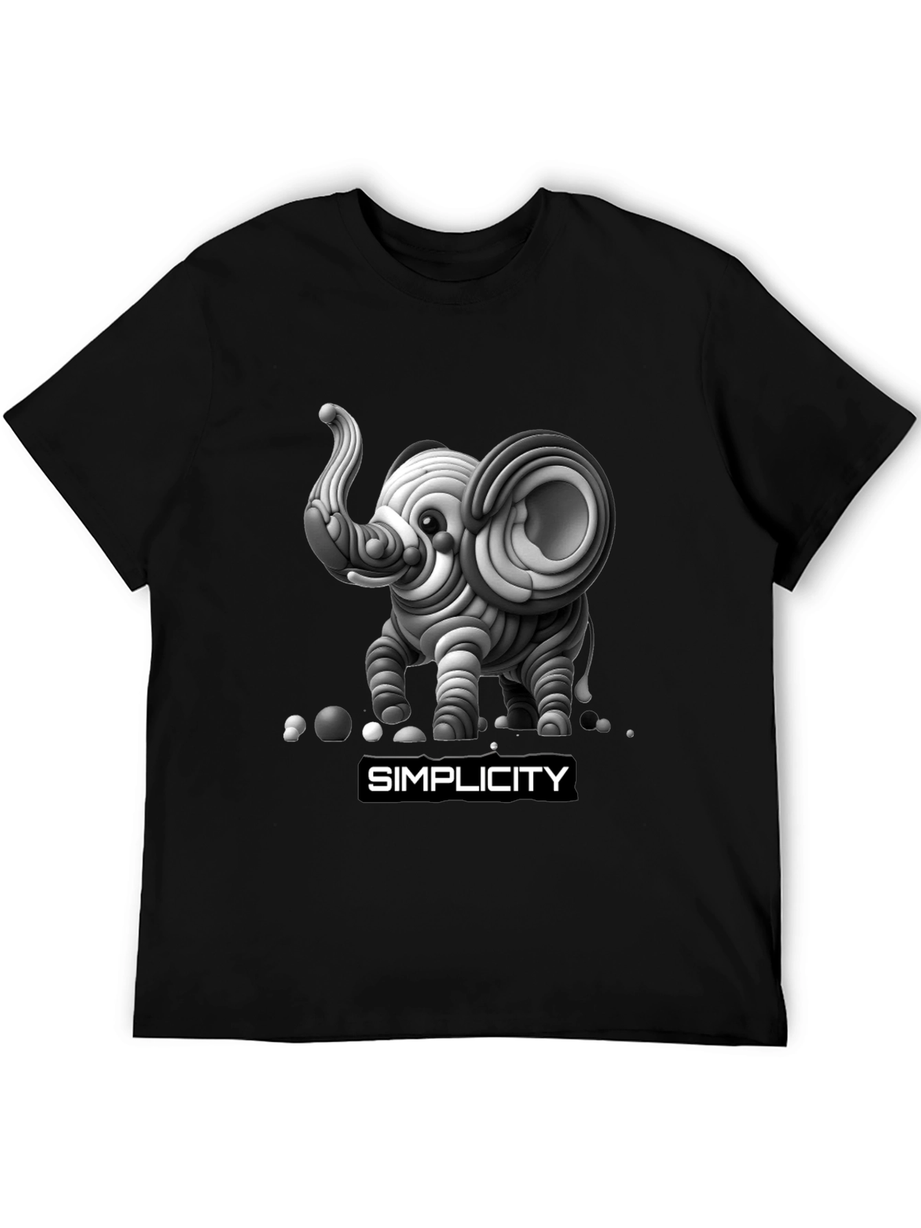 Unique Elephant Simplicity Graphic Tee