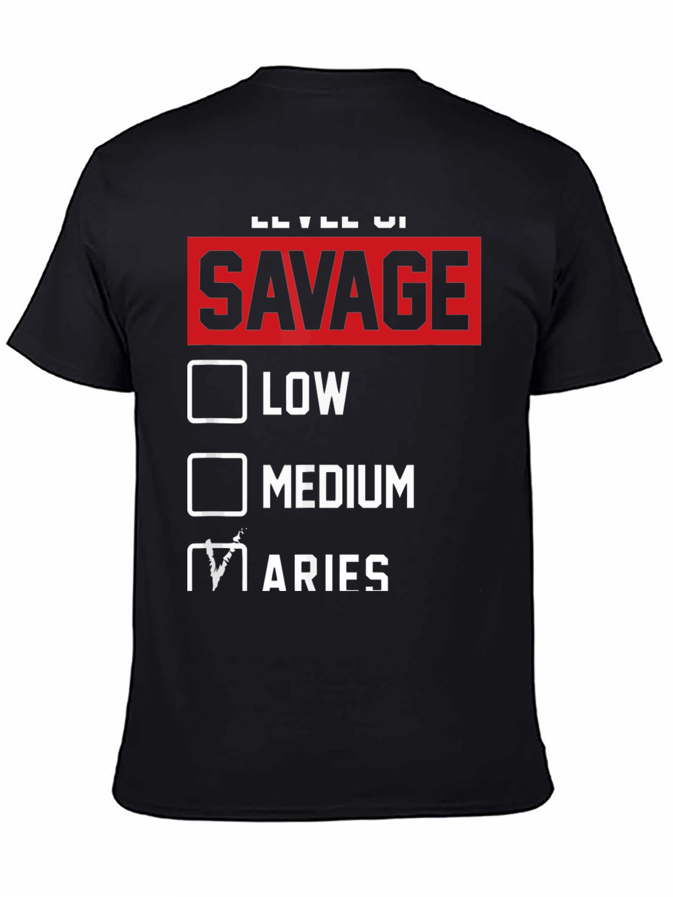 Savage Aries Zodiac T-Shirt