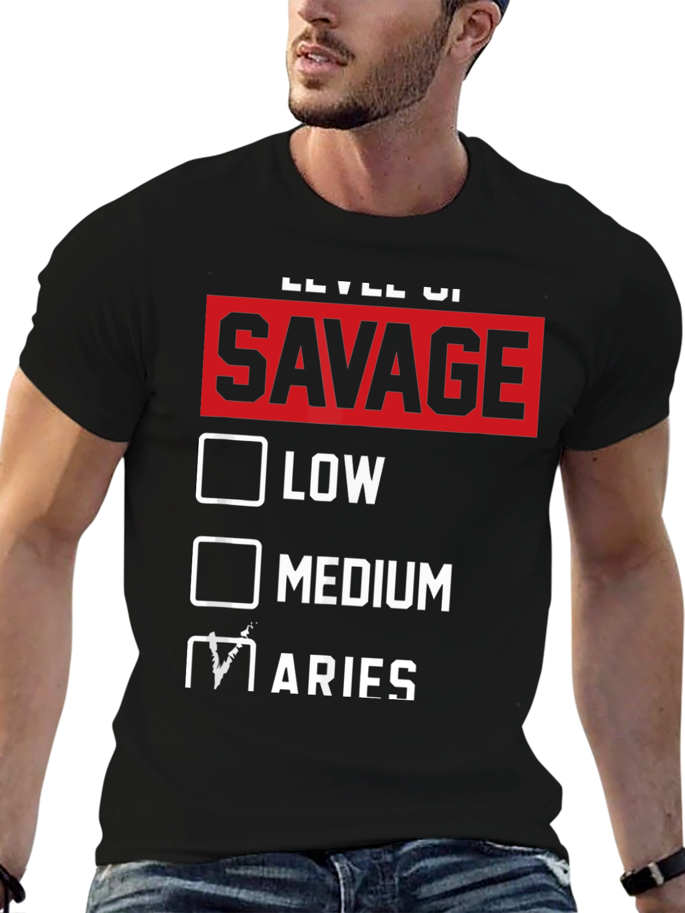 Savage Aries Zodiac T-Shirt